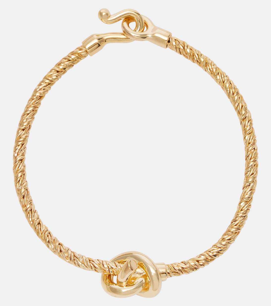 Bracciale Knot in argento sterling bagnato in oro | Bottega Veneta