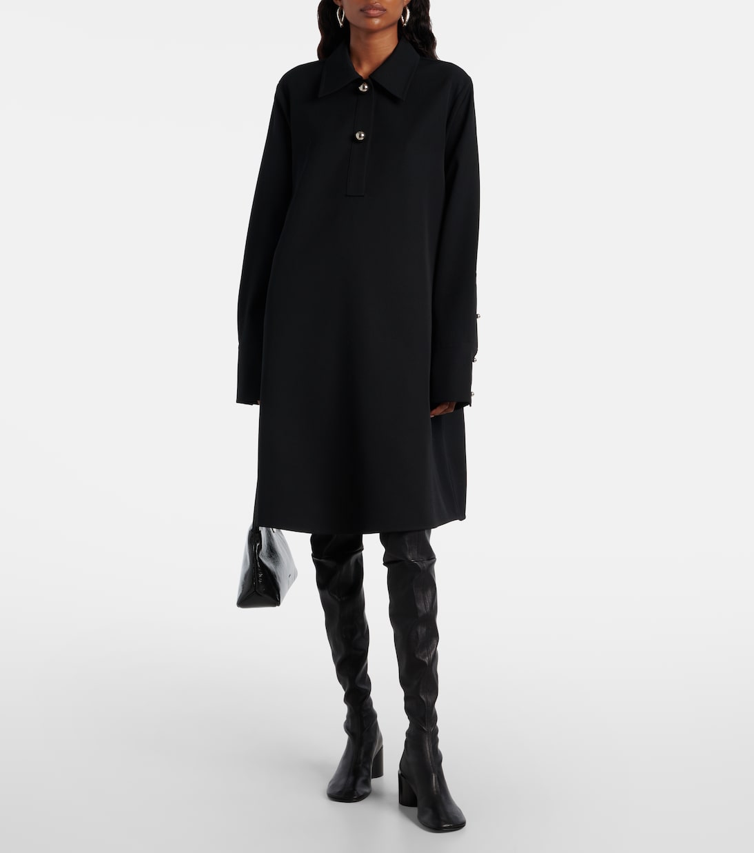 Leather over-the-knee boots | Jil Sander