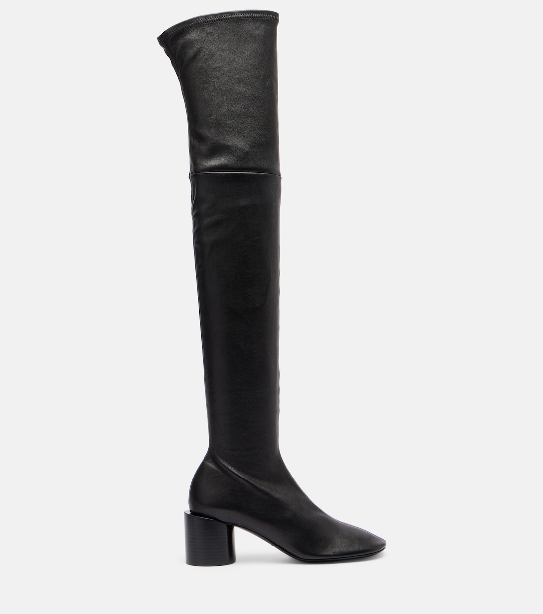 Leather over-the-knee boots | Jil Sander