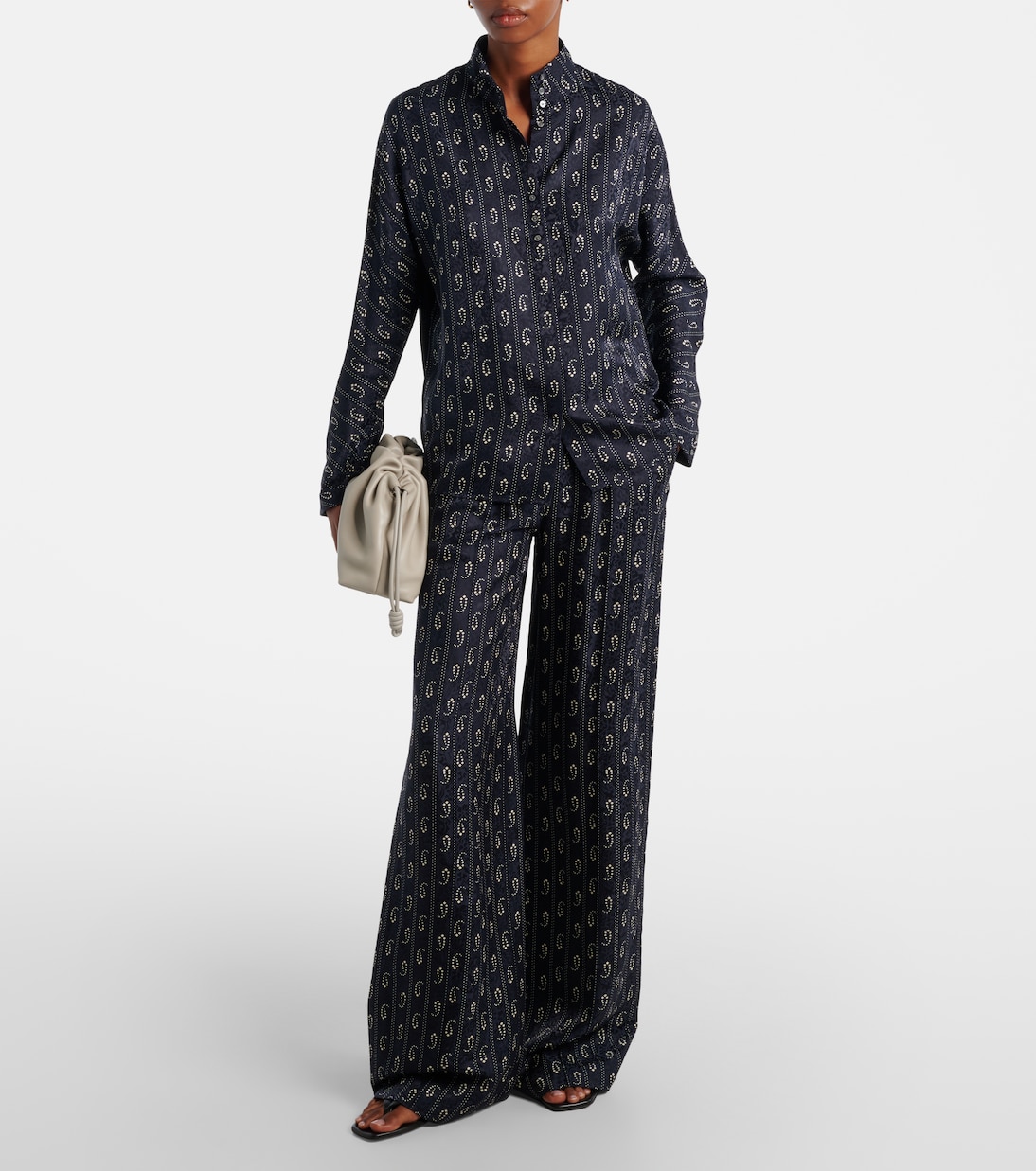Paisley jacquard shirt | Tory Burch