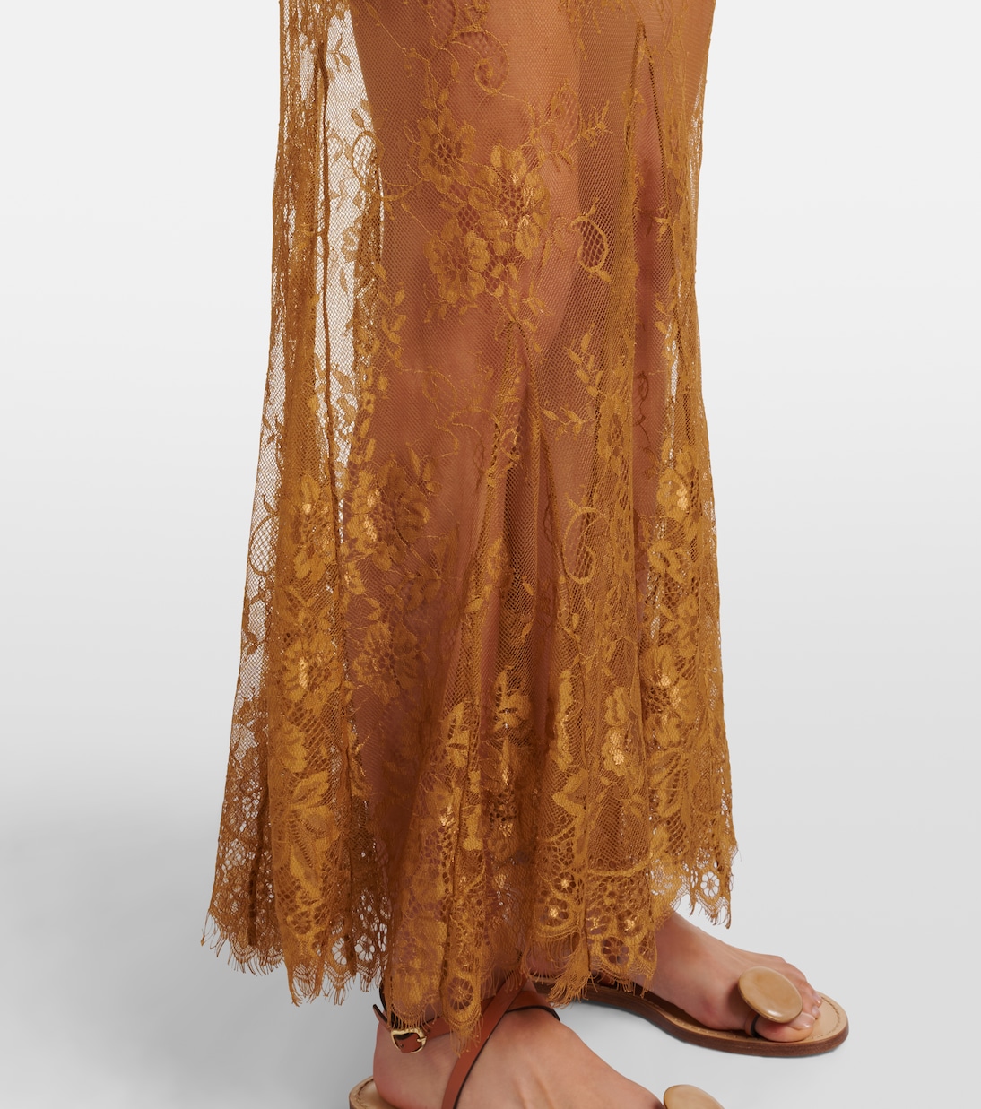 Maxikleid aus Spitze  | Jacques Wei