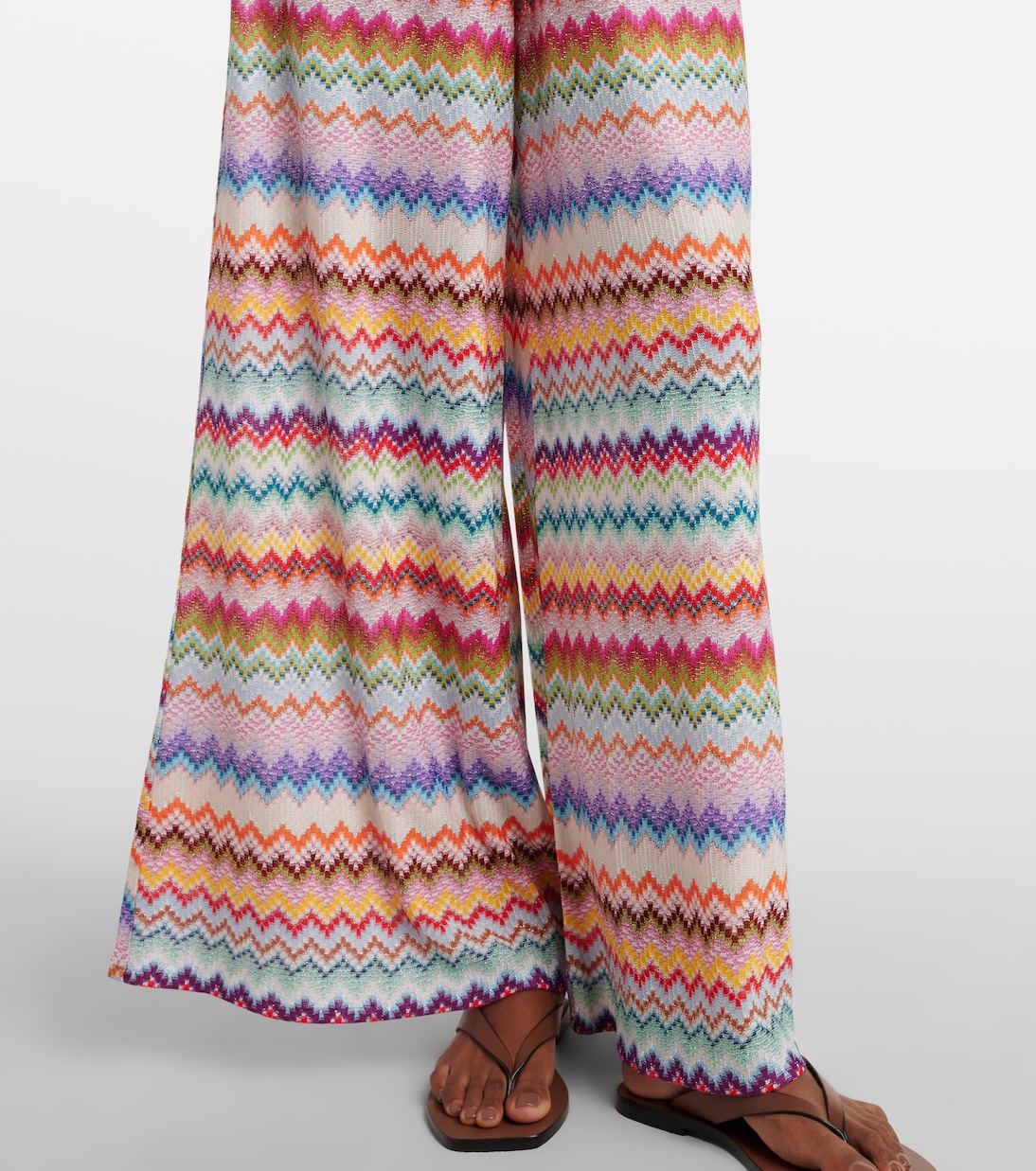 Zig Zag 라메 팔라초 팬츠 | Missoni