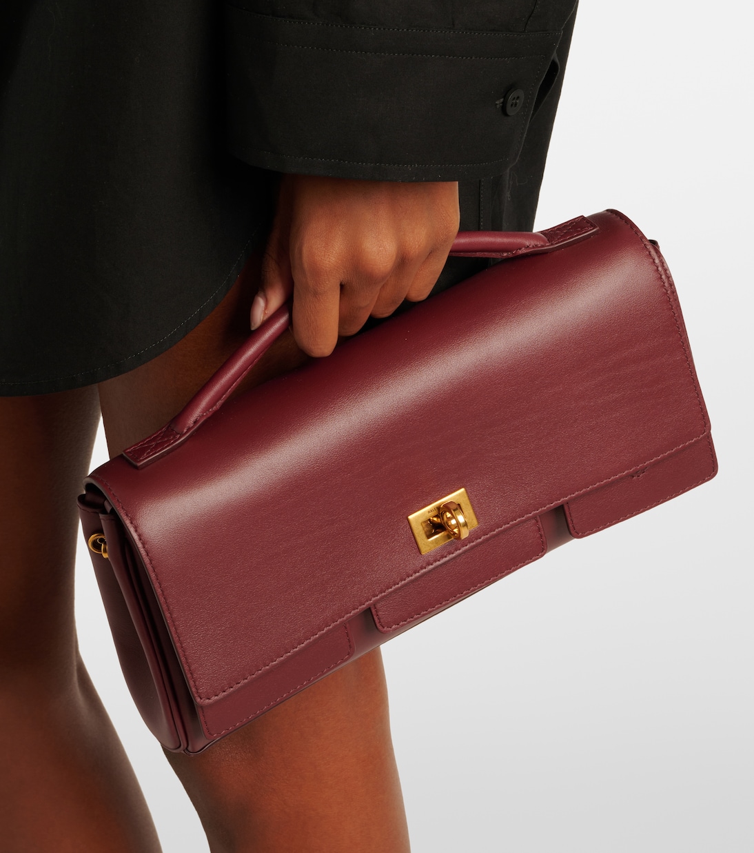 Bel Air Small leather clutch | Balenciaga