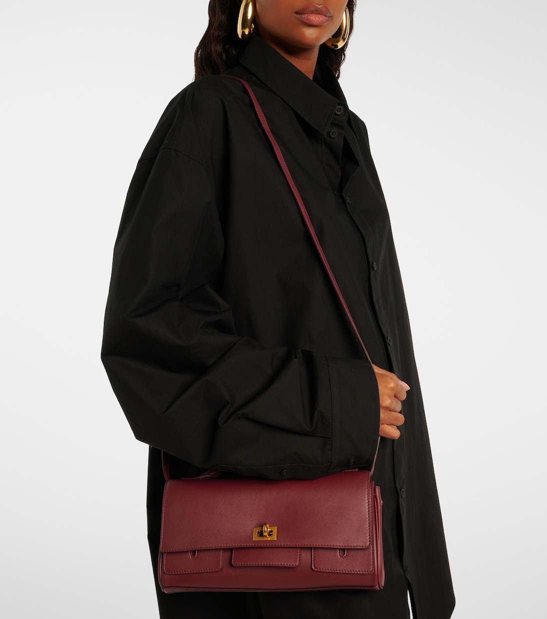 Bel Air Small leather clutch | Balenciaga