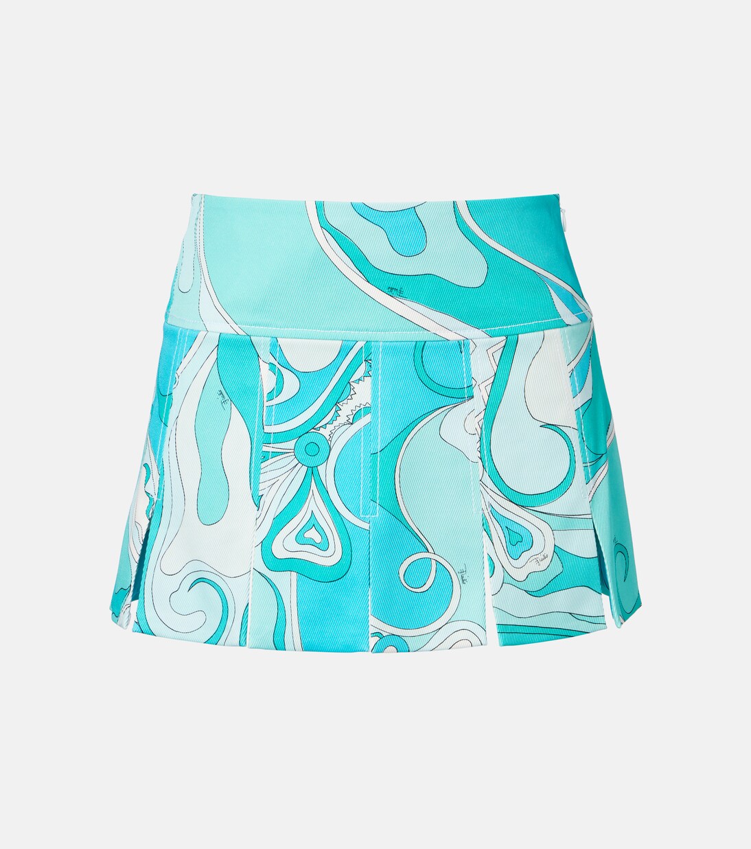 Orchidee cotton-blend gabardine miniskirt | Pucci