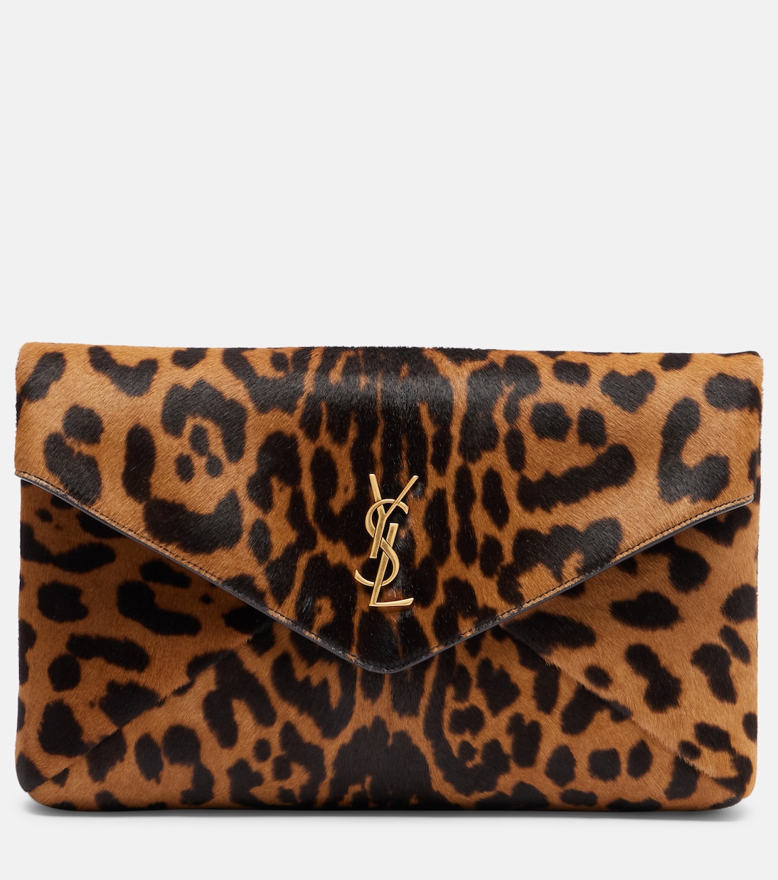 Clutch Cassandre Large aus Kalbshaar | Saint Laurent
