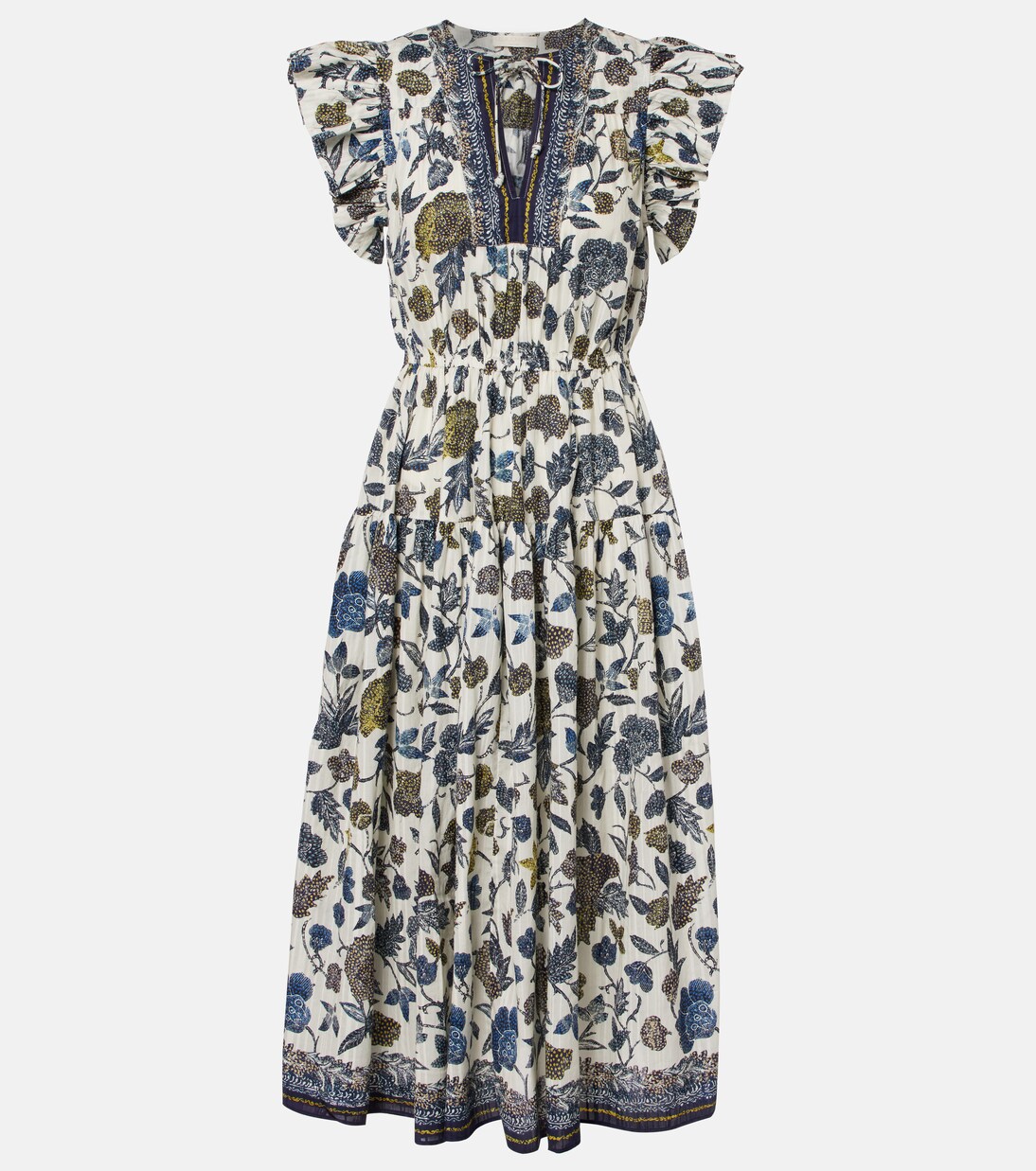 Vestido midi Kairi en mezcla de algodón | Ulla Johnson