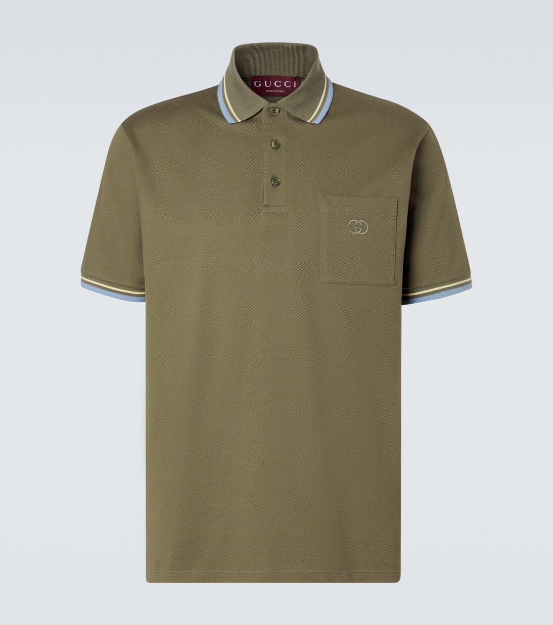 Cotton-blend piqué polo shirt  | Gucci