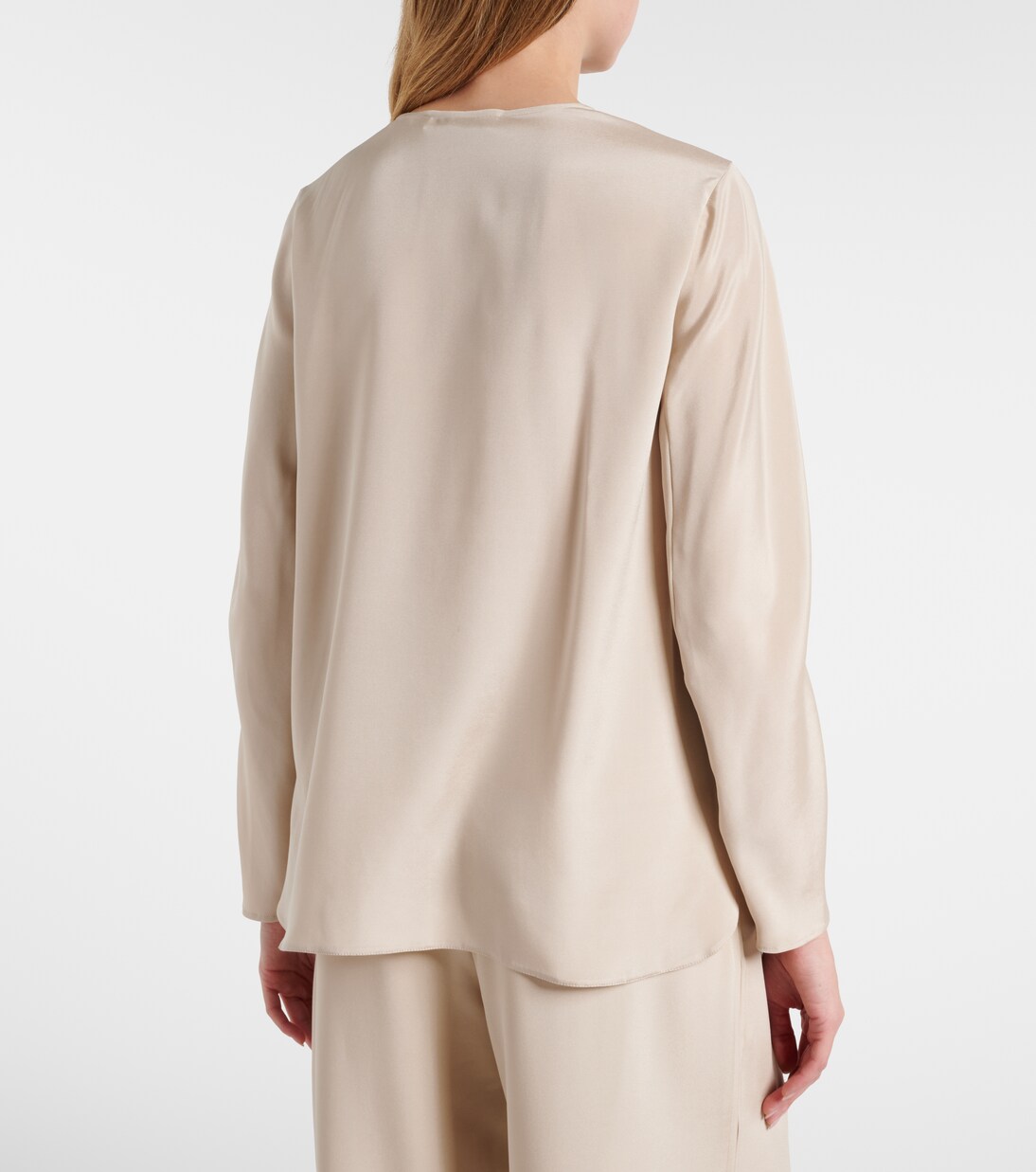 Blouse Mitico en soie mélangée | Max Mara