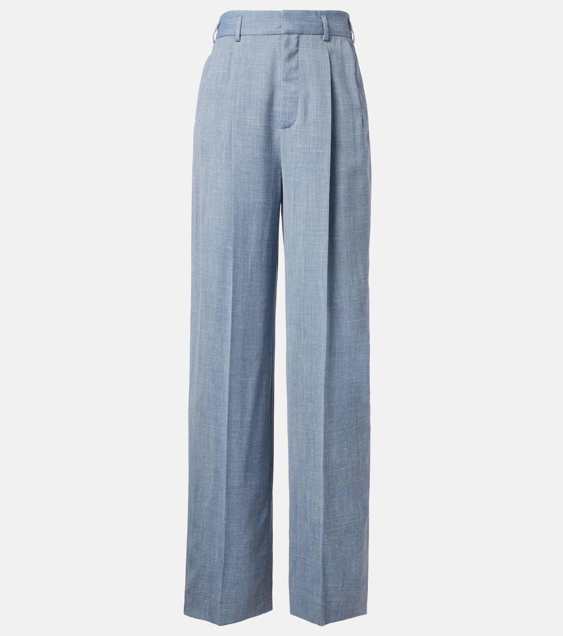 Hector wool, silk, and linen wide-leg pants | Loro Piana