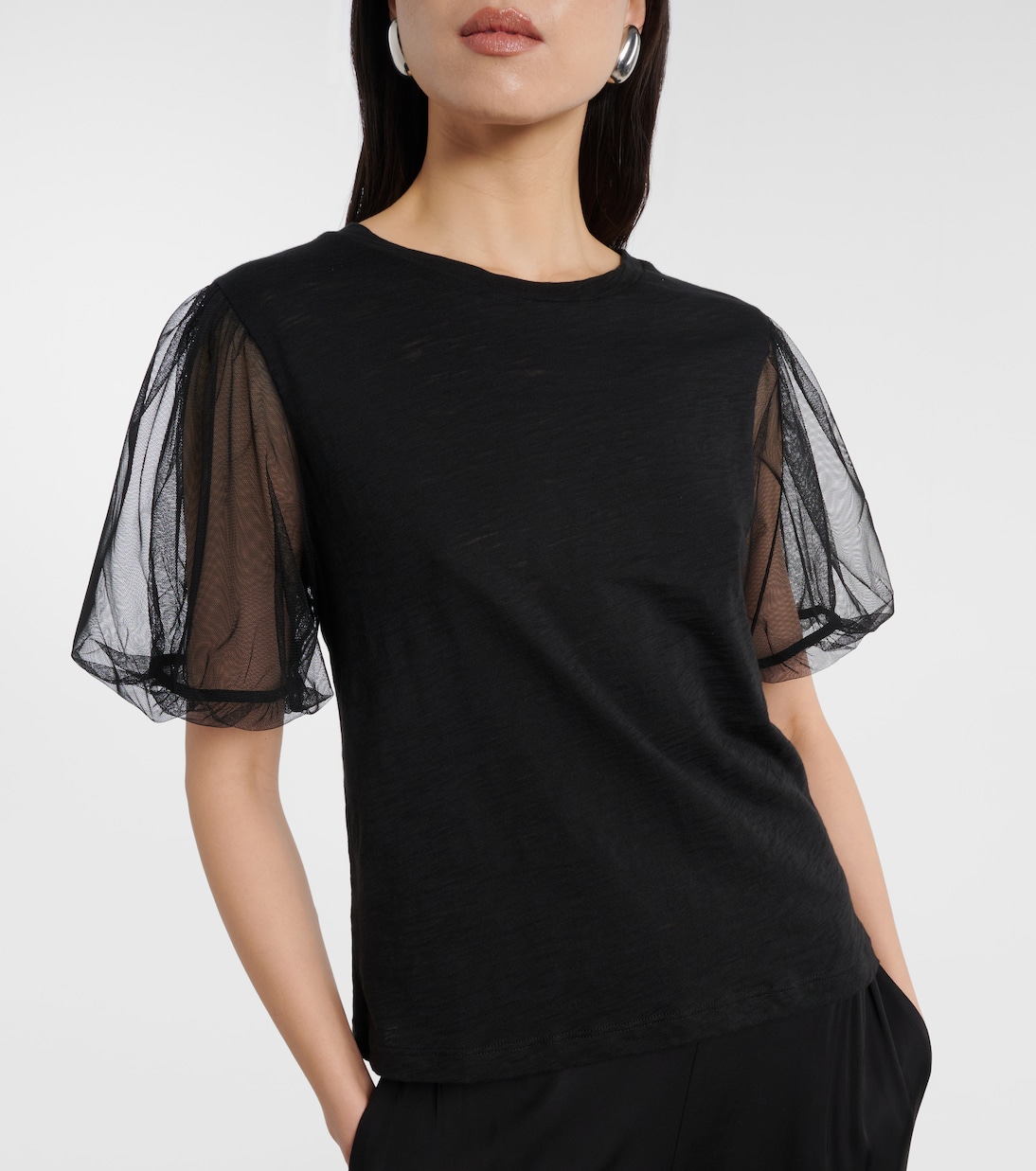 Justine cotton top | Velvet