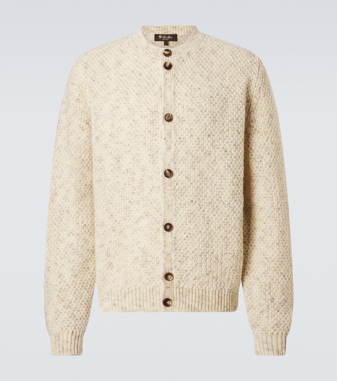 Ash wool and cashmere-blend cardigan | Loro Piana