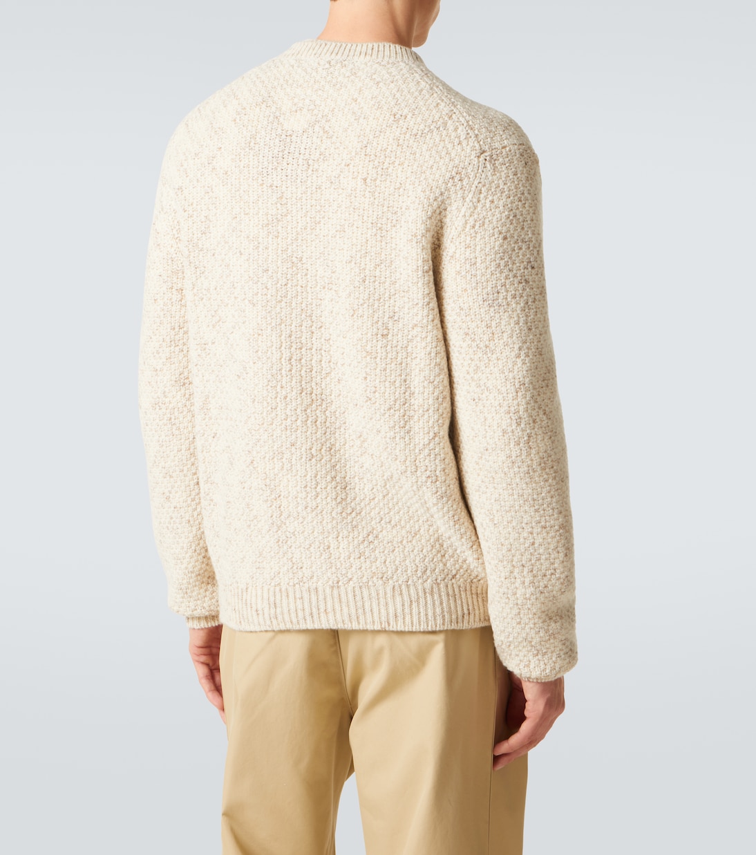 Ash wool and cashmere-blend cardigan | Loro Piana