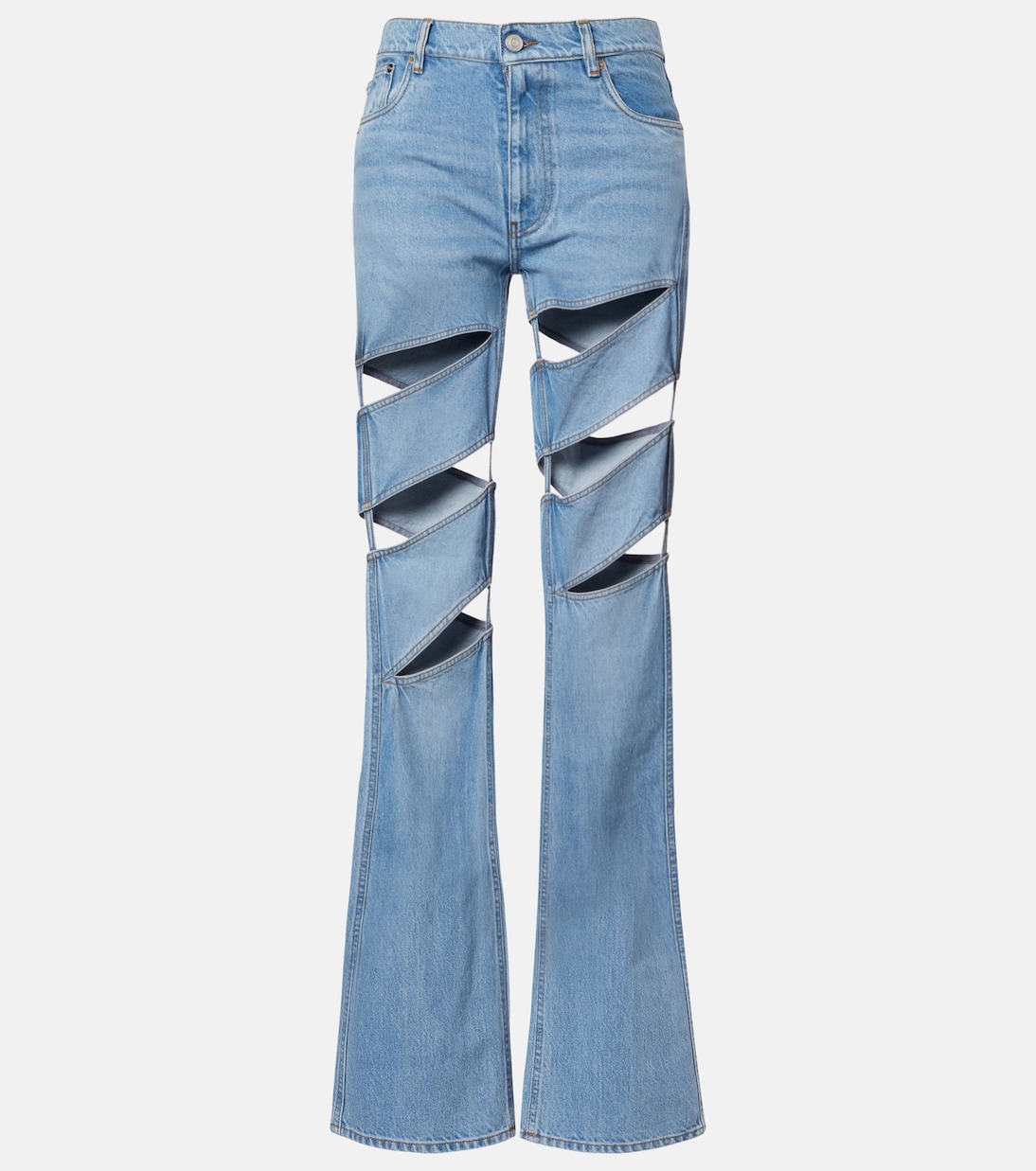 Spiral wide-leg jeans | Coperni