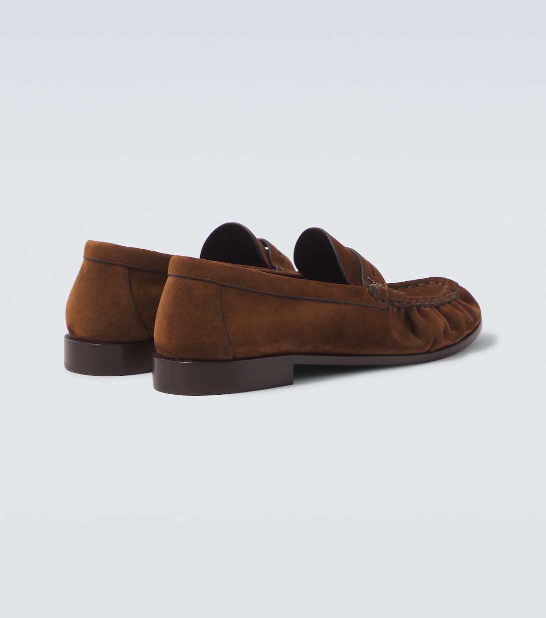 Le Loafer Cassandre suede penny loafers | Saint Laurent