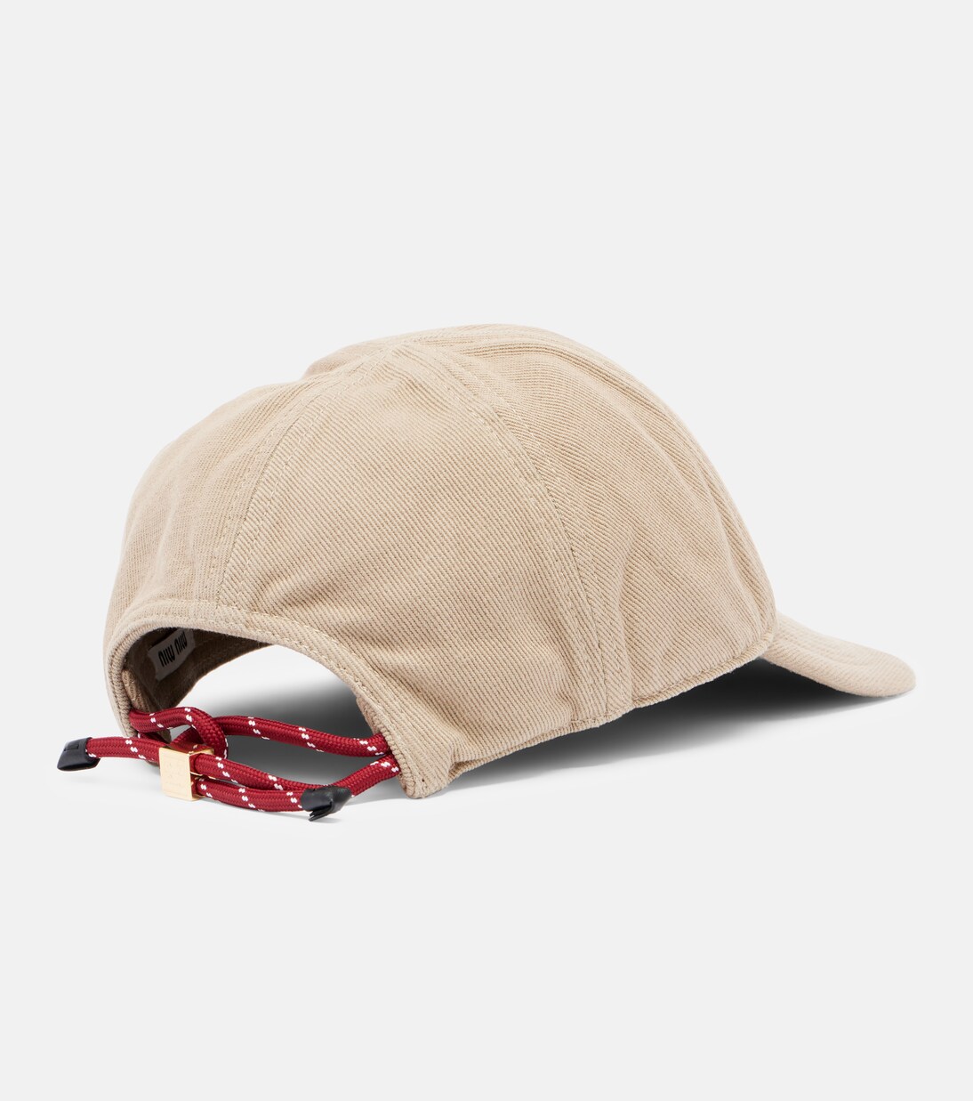 로고 데님 베이스볼 캡 | Miu Miu