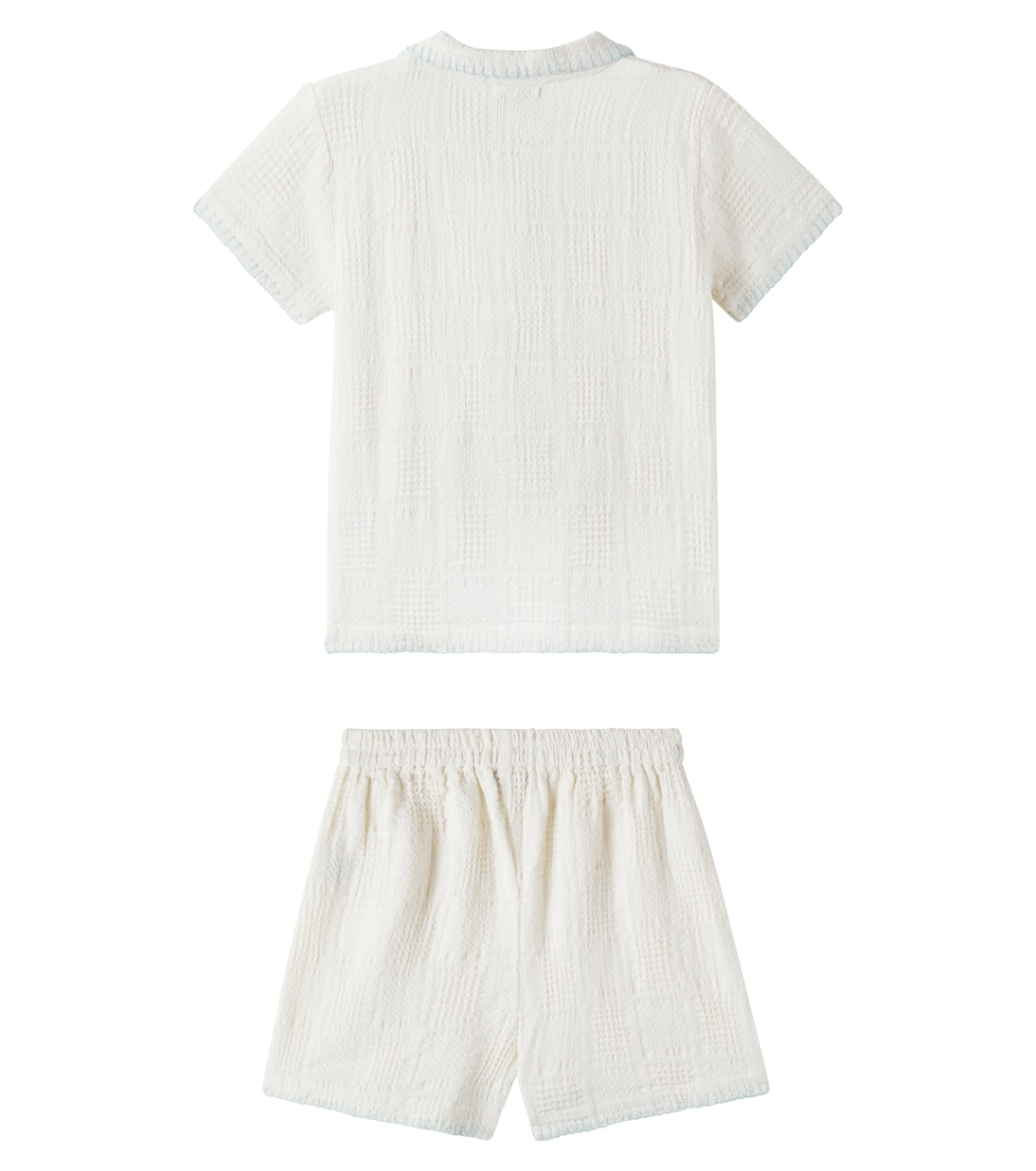 Cotton shirt and shorts set | Bebe Organic