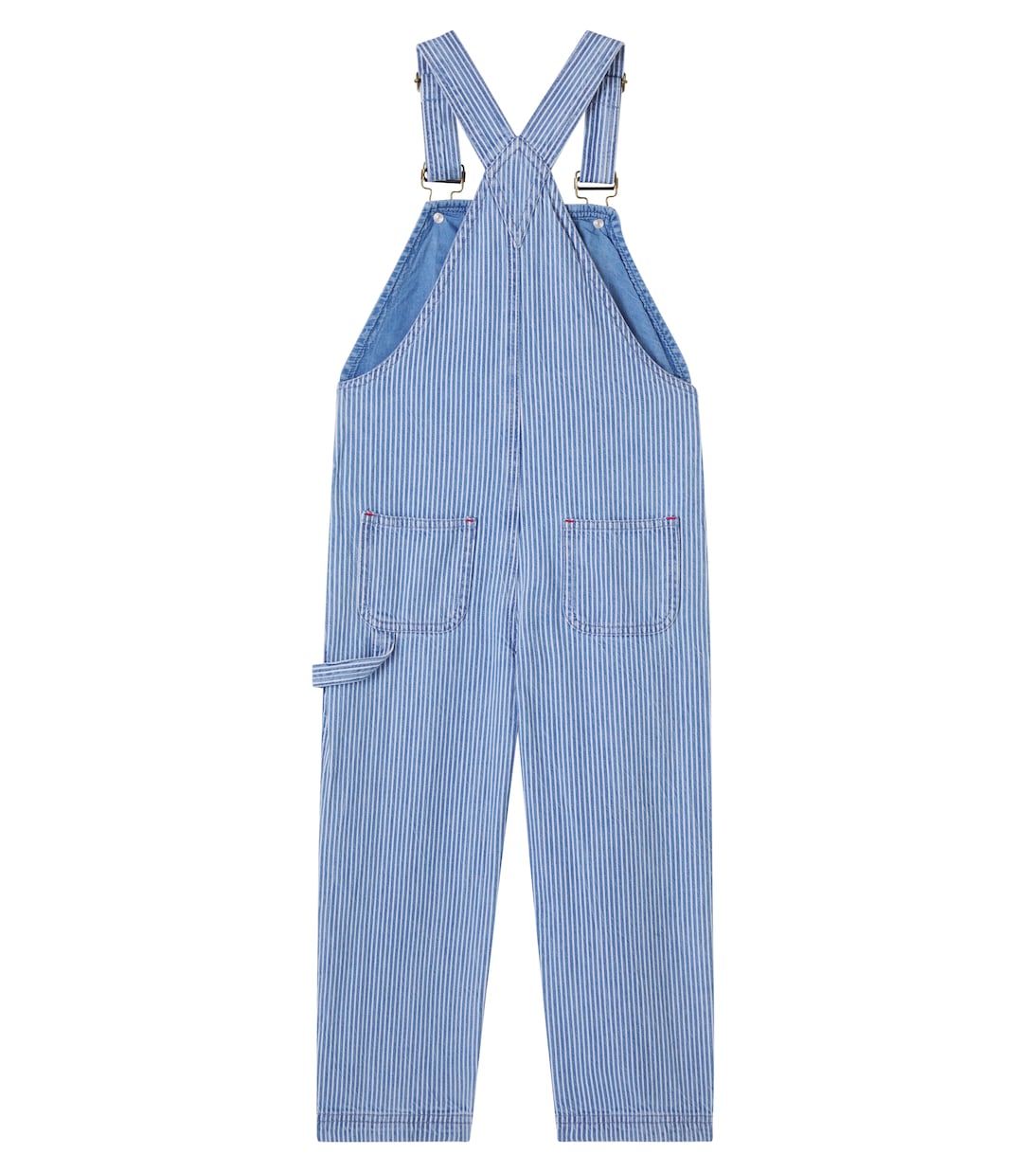Nope striped denim overalls | Bonton