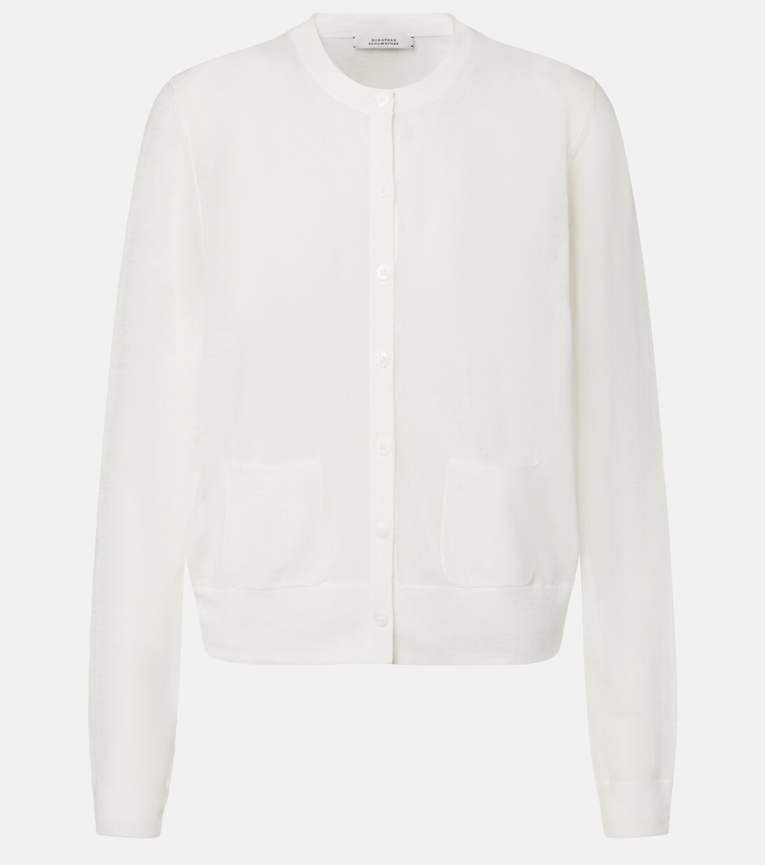 Summer semi-sheer cotton-blend cardigan | Dorothee Schumacher