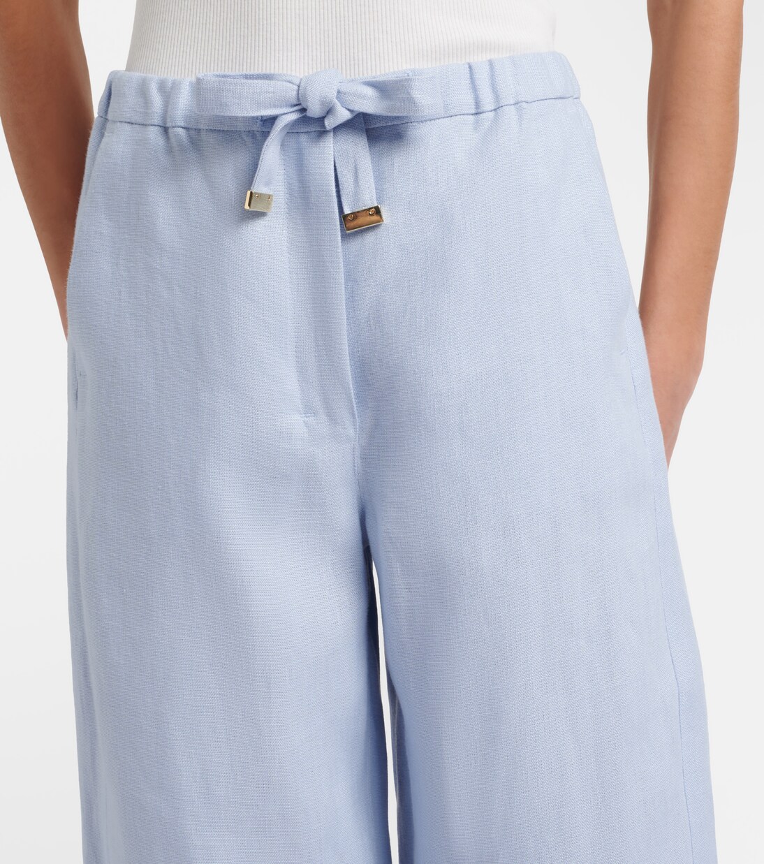 Weite Hose Amedea aus Leinen | 'S Max Mara