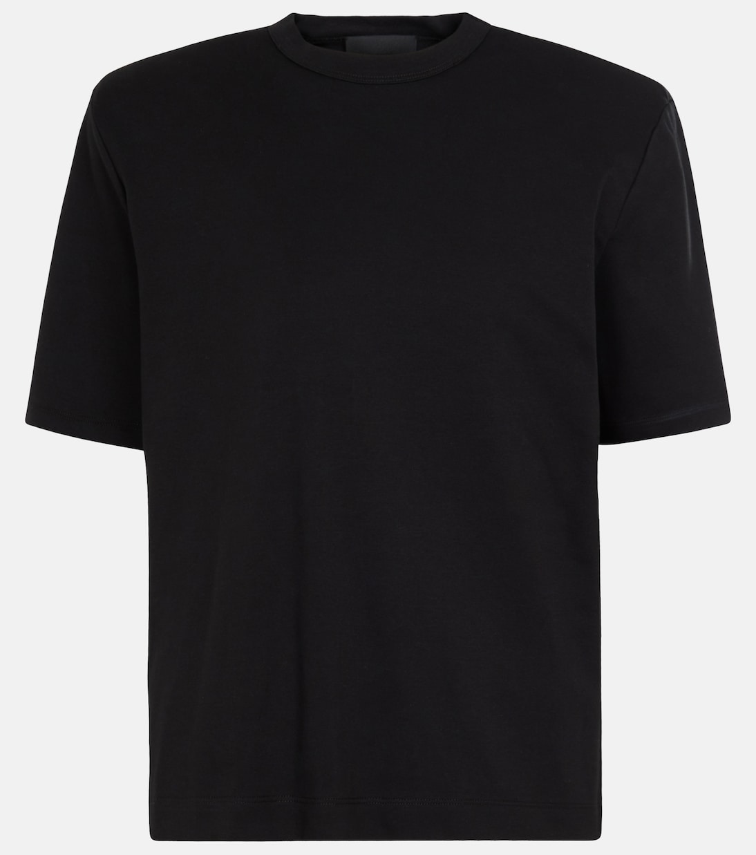 Camiseta de punto fino de algodón | Wardrobe.NYC