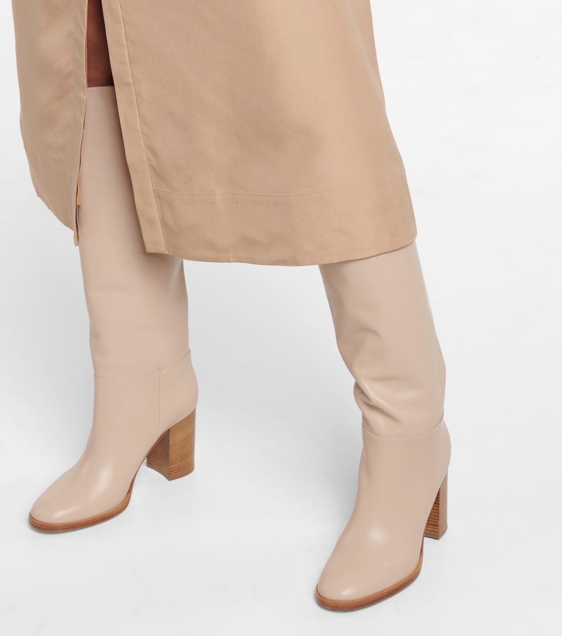 Botas altas Santiago de piel | Gianvito Rossi