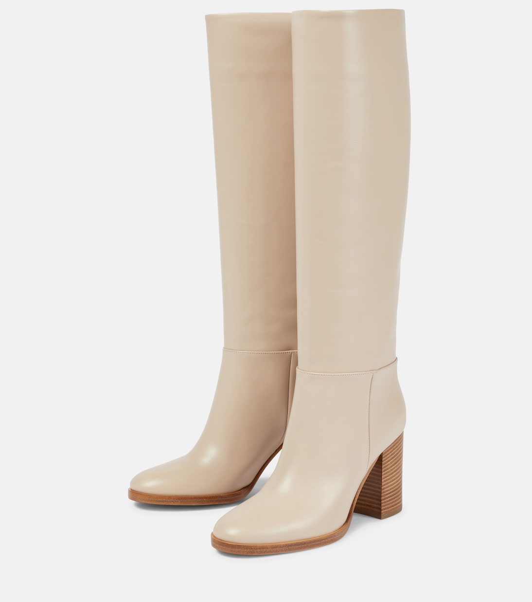 Botas altas Santiago de piel | Gianvito Rossi