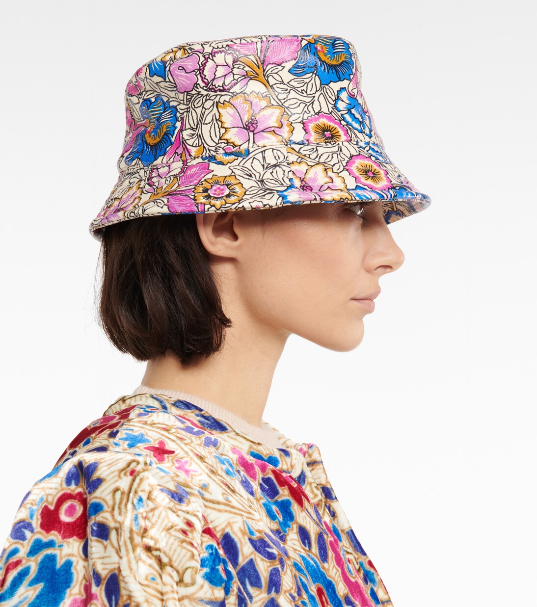 Cappello da pescatore Haley in pelle | Isabel Marant