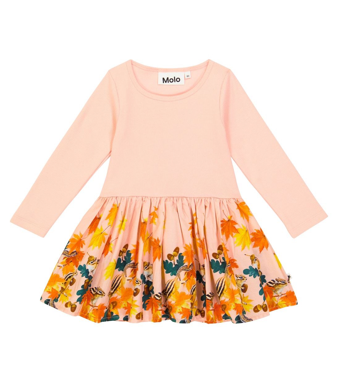 Bebé - vestido Candy Baby de popelín de algodón elástico | Molo