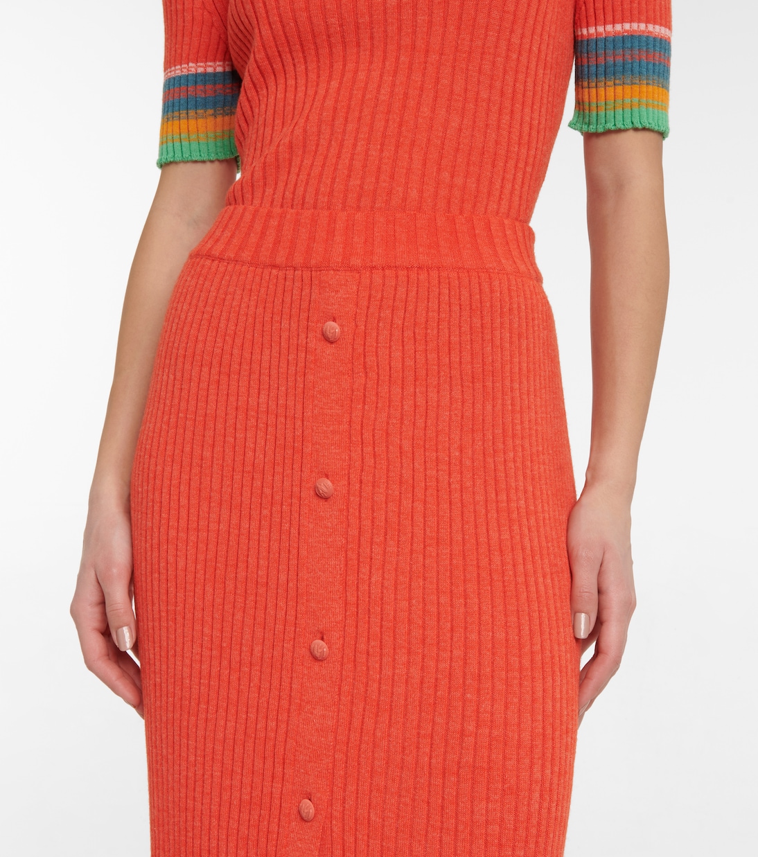 Gonna in maglia a coste | Etro