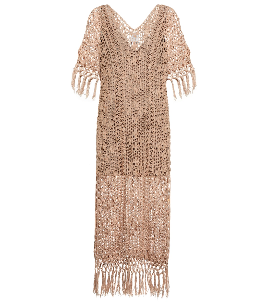 Vestido largo Savannah en croché de algodón | Anna Kosturova