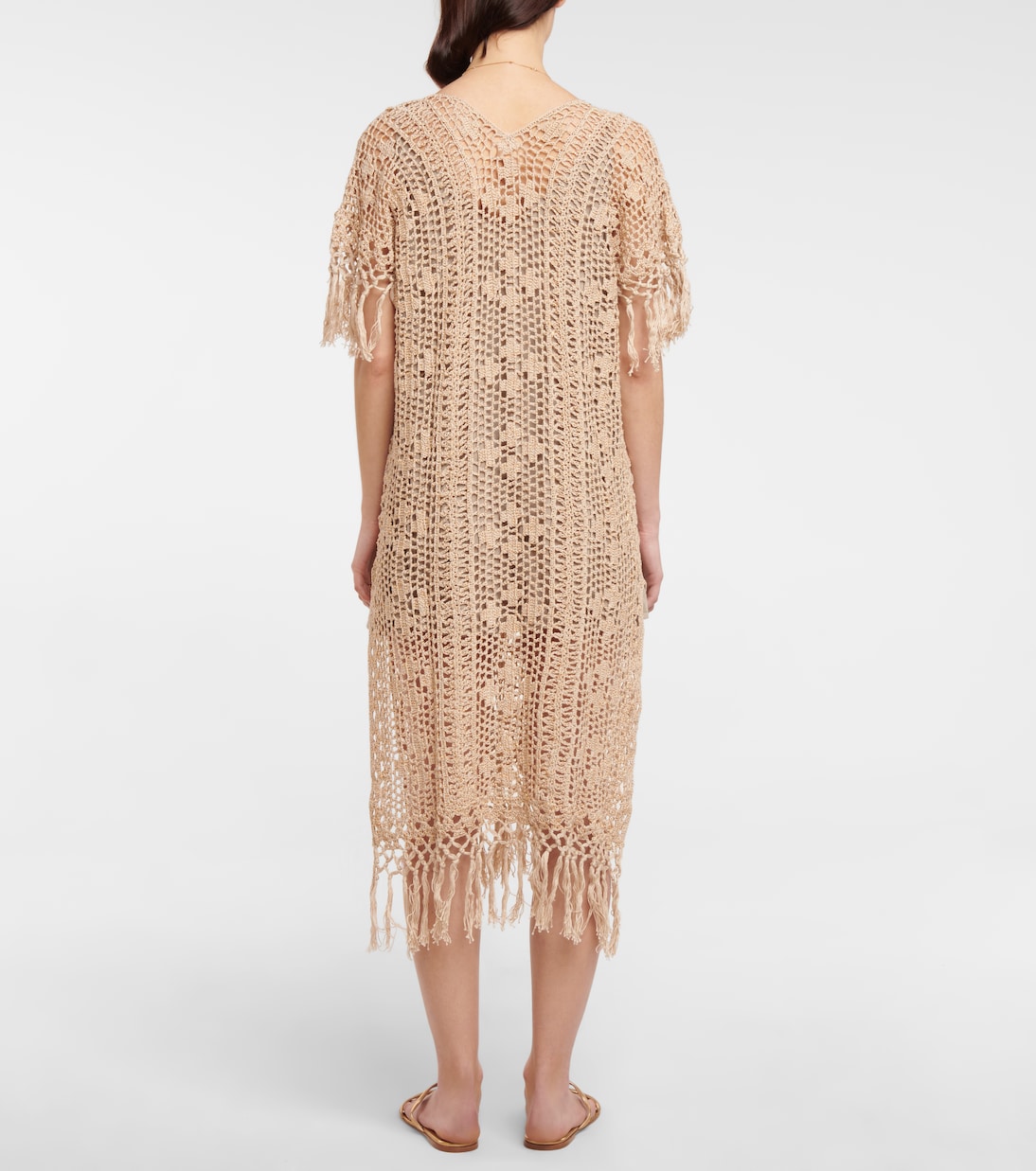 Vestido largo Savannah en croché de algodón | Anna Kosturova