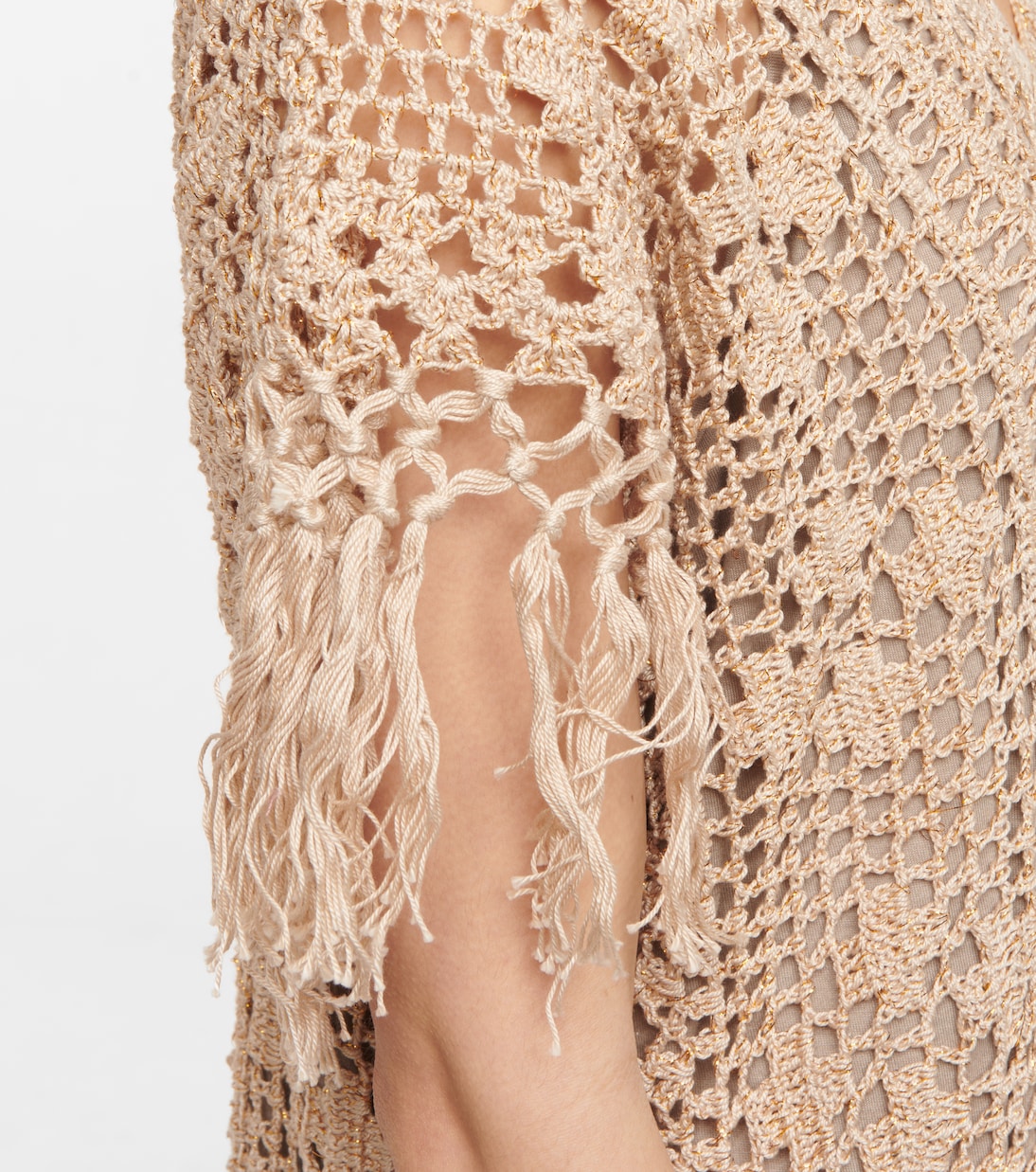Vestido largo Savannah en croché de algodón | Anna Kosturova