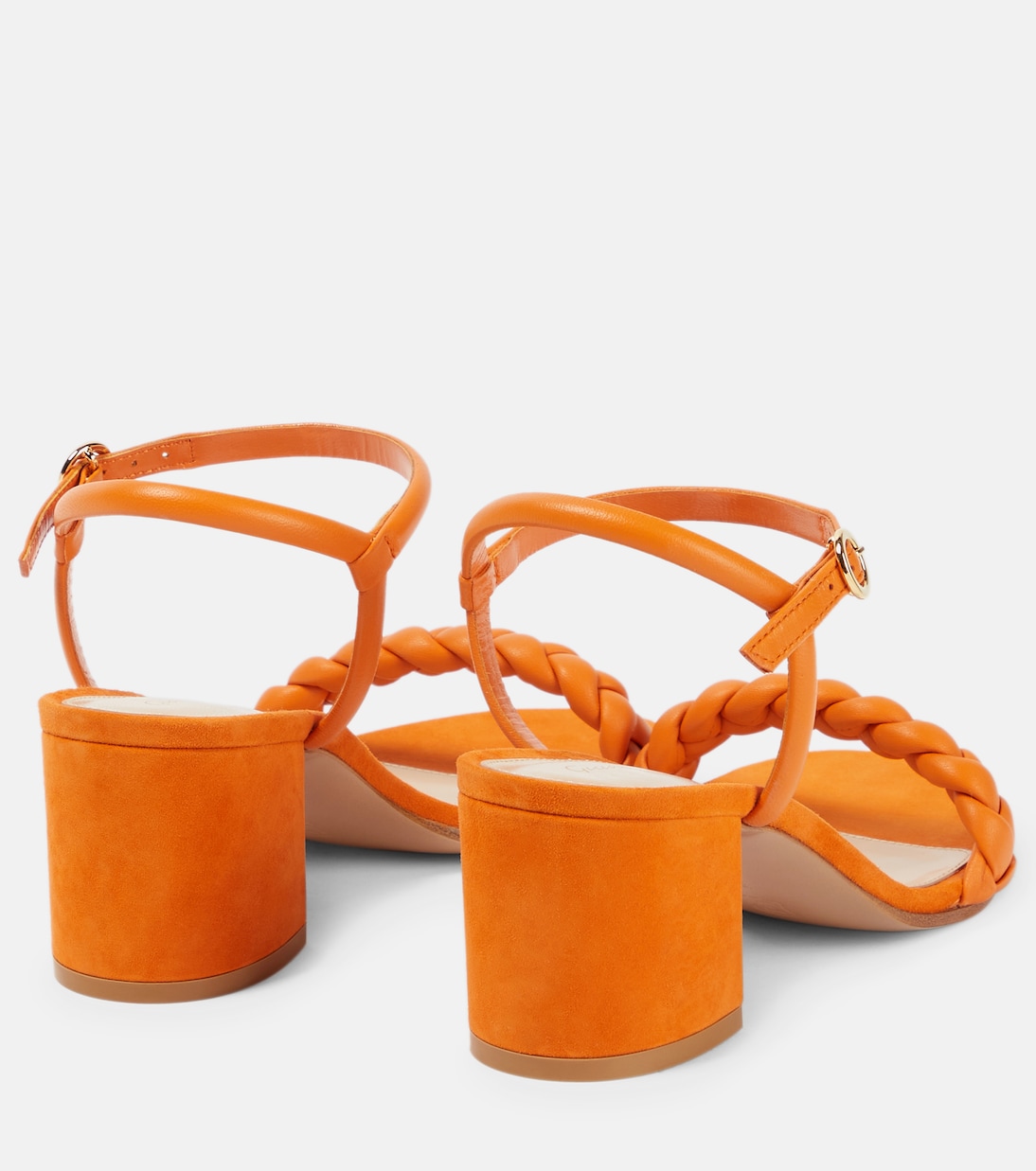 Sandalen Cruz aus Leder und Veloursleder | Gianvito Rossi