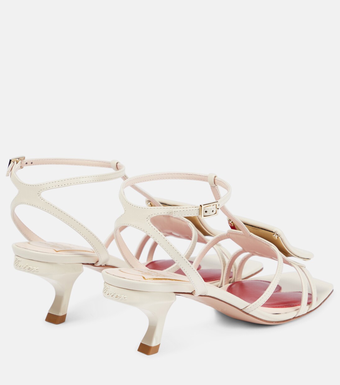 Sandalen Virgule 55 aus Leder | Roger Vivier