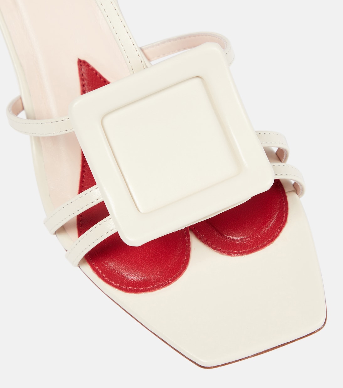Sandalen Virgule 55 aus Leder | Roger Vivier