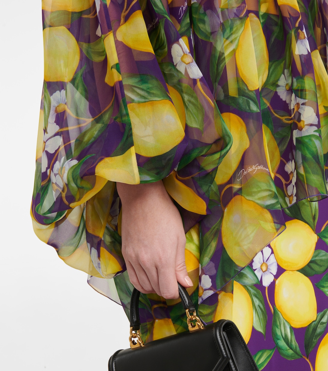 Printed silk chiffon blouse | Dolce&Gabbana