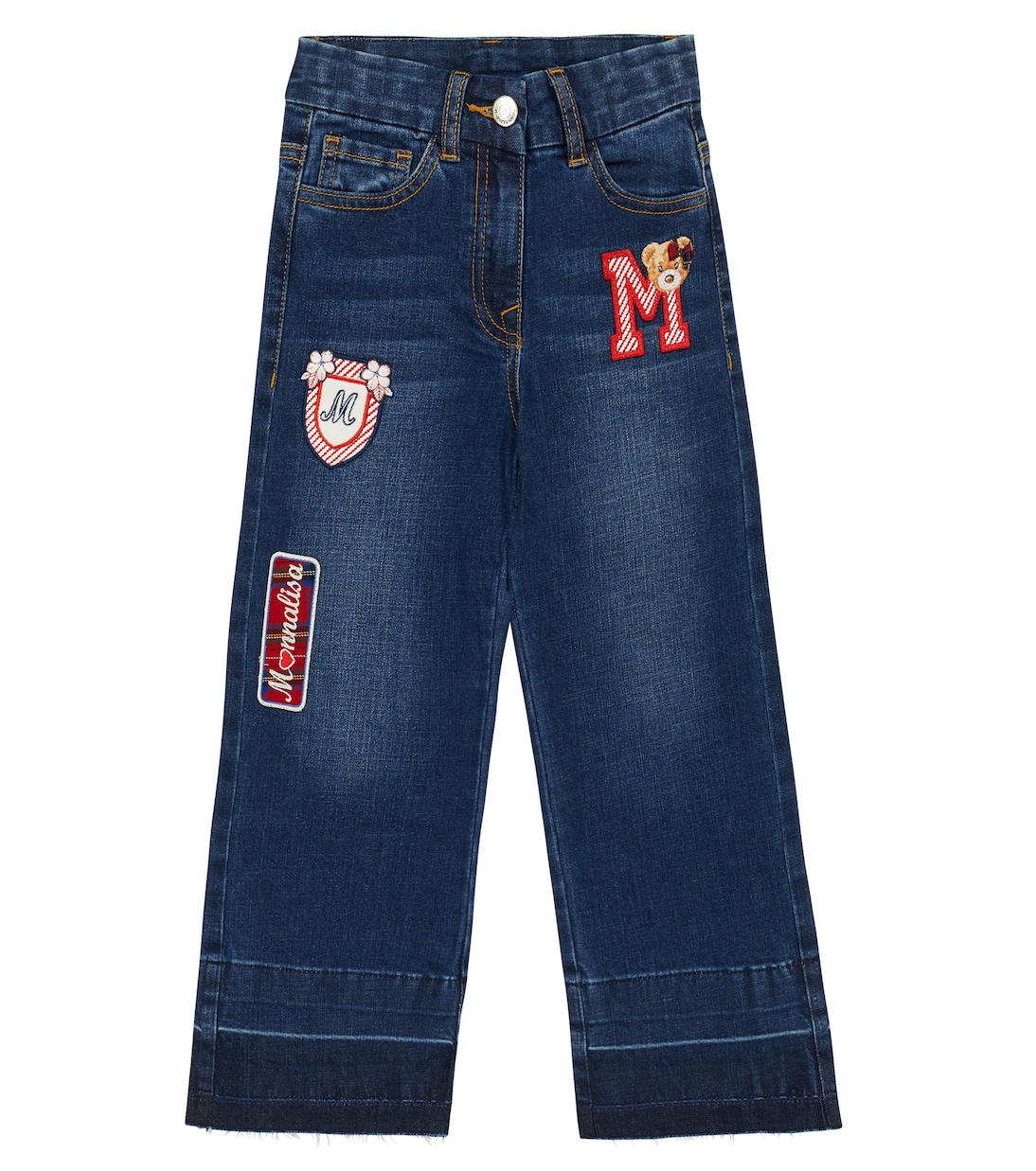 Bestickte Jeans | Monnalisa