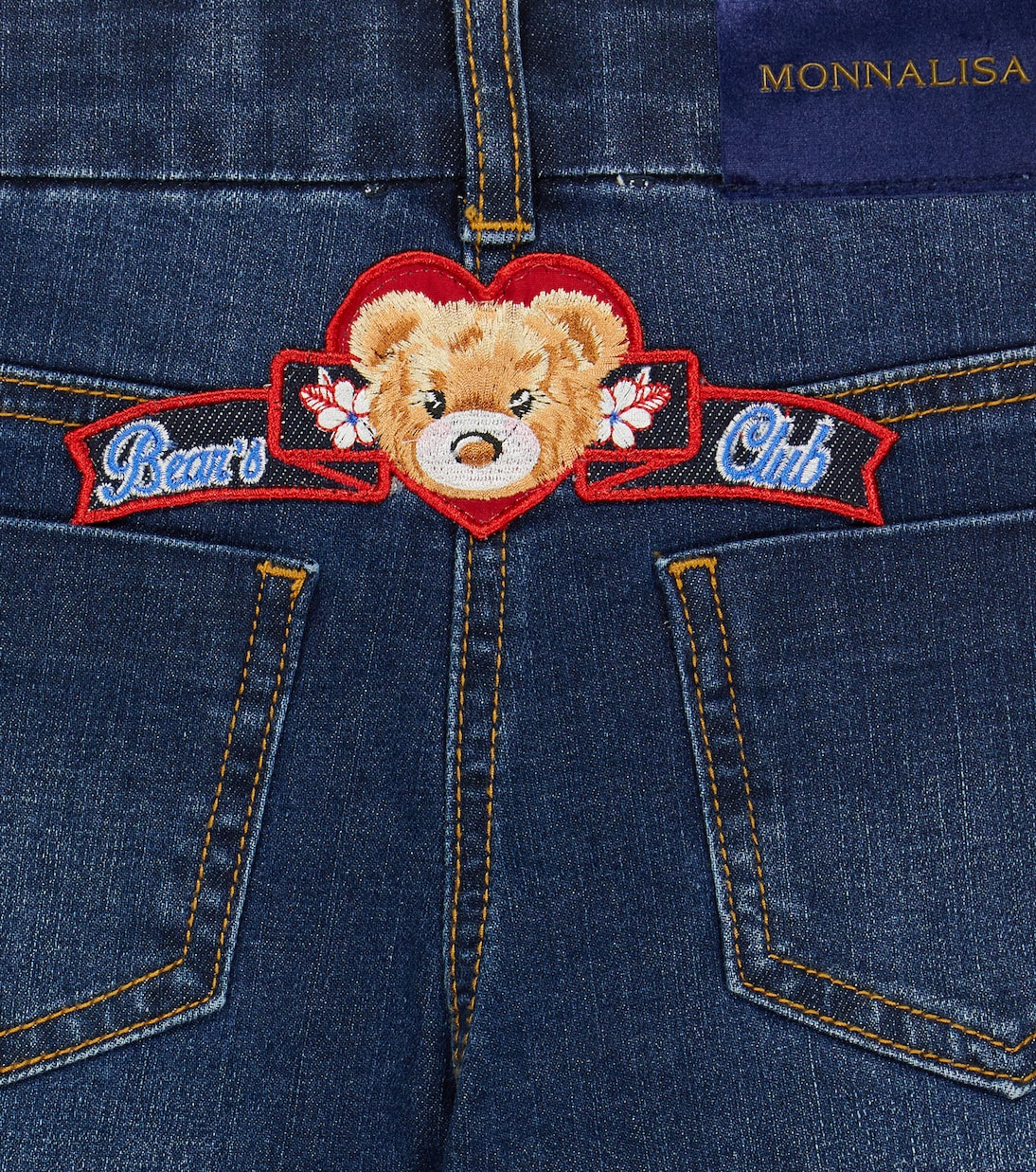 Bestickte Jeans | Monnalisa