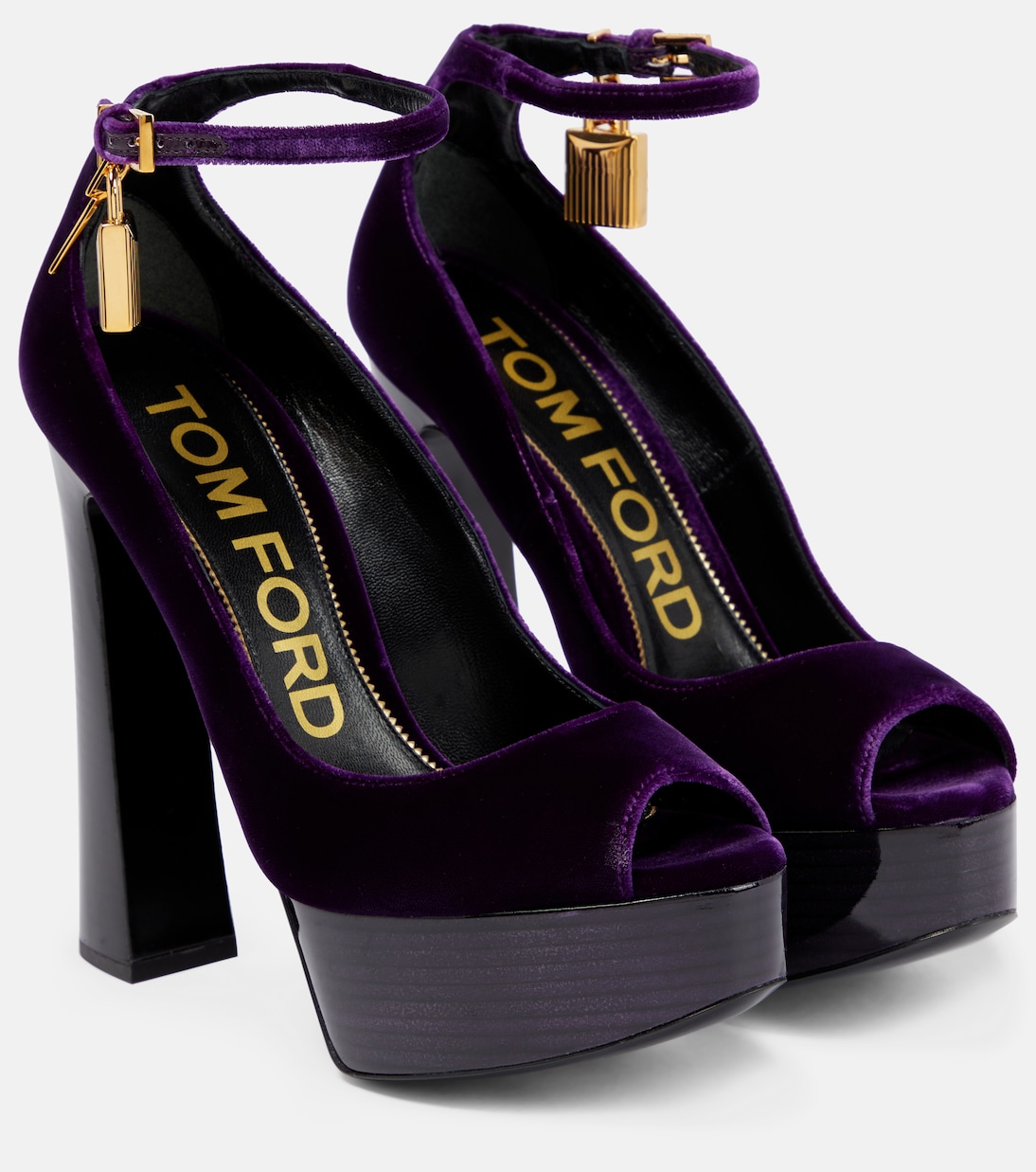 Velvet platform pumps | Tom Ford