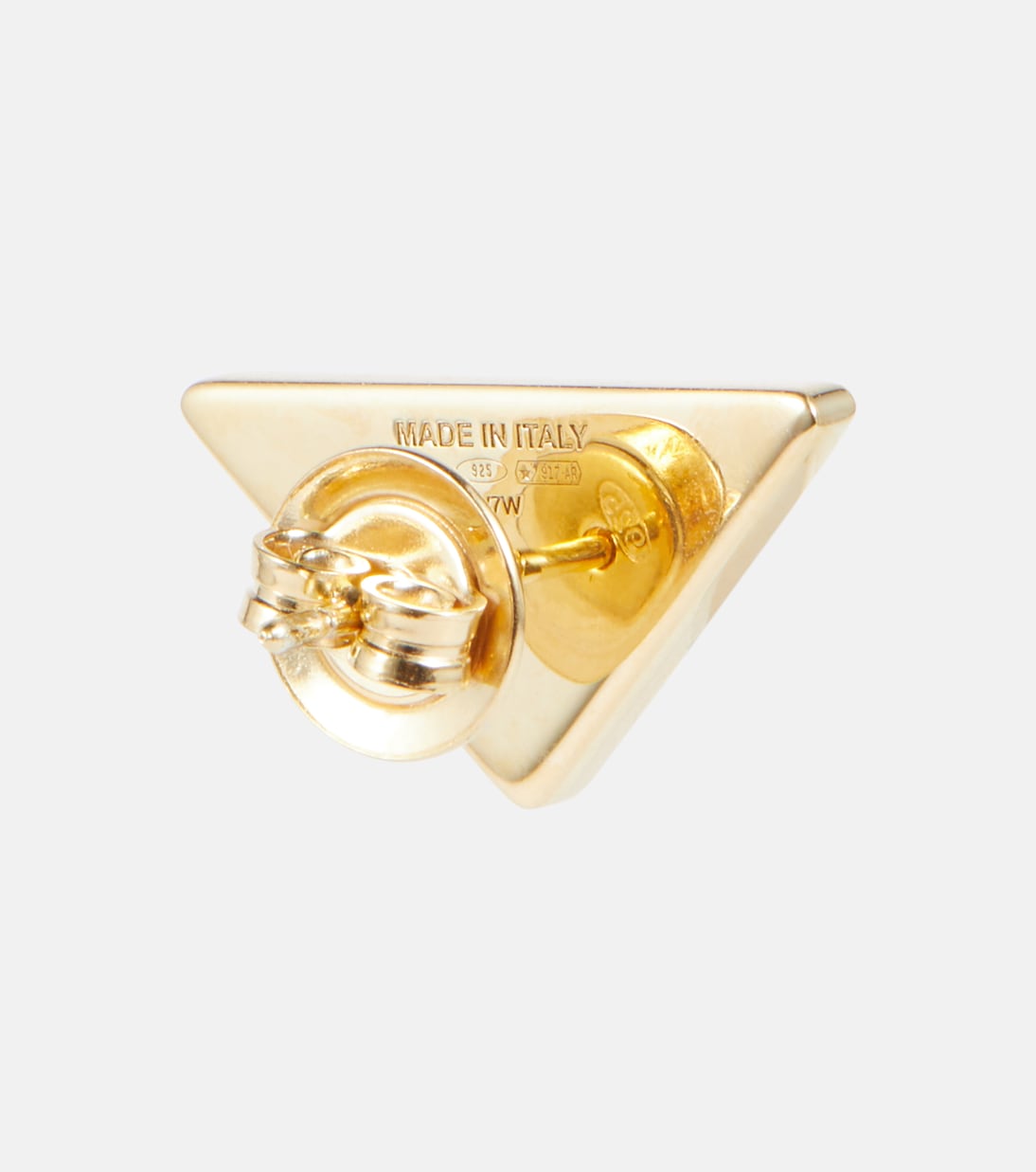 Orecchini in zirconia con logo PRADA: stile giovane e raffinato