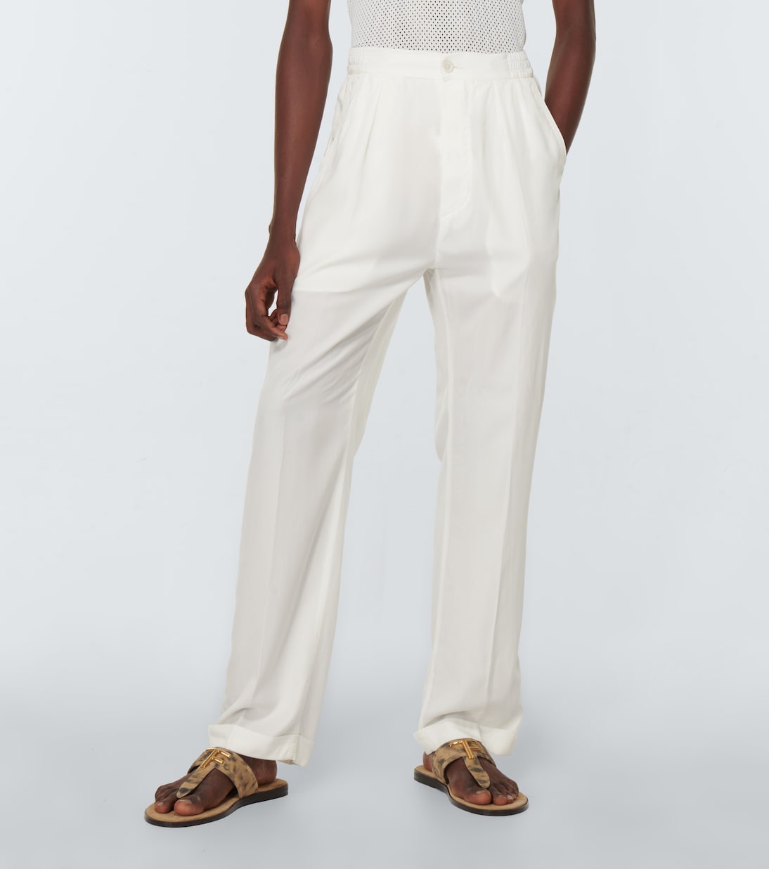 Single-pleat lounge pants | Tom Ford