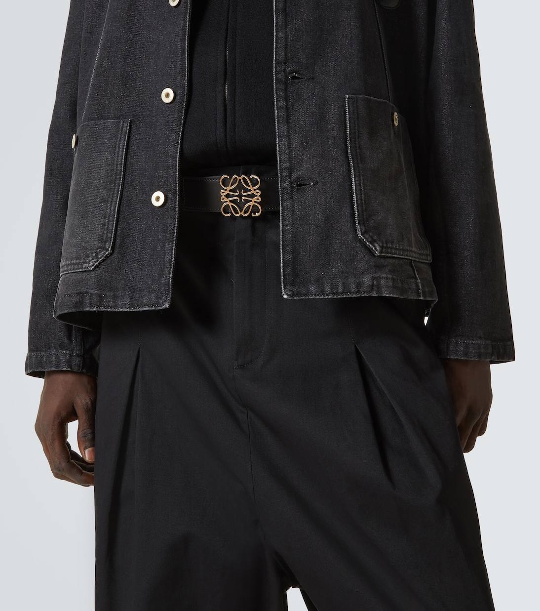 Wendbarer Gürtel Anagram aus Leder | Loewe