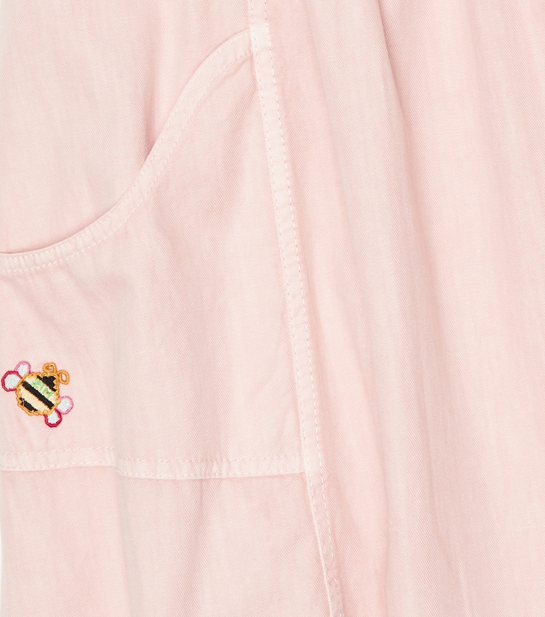 Abito Clover Utility in cotone e lino | Zimmermann Kids