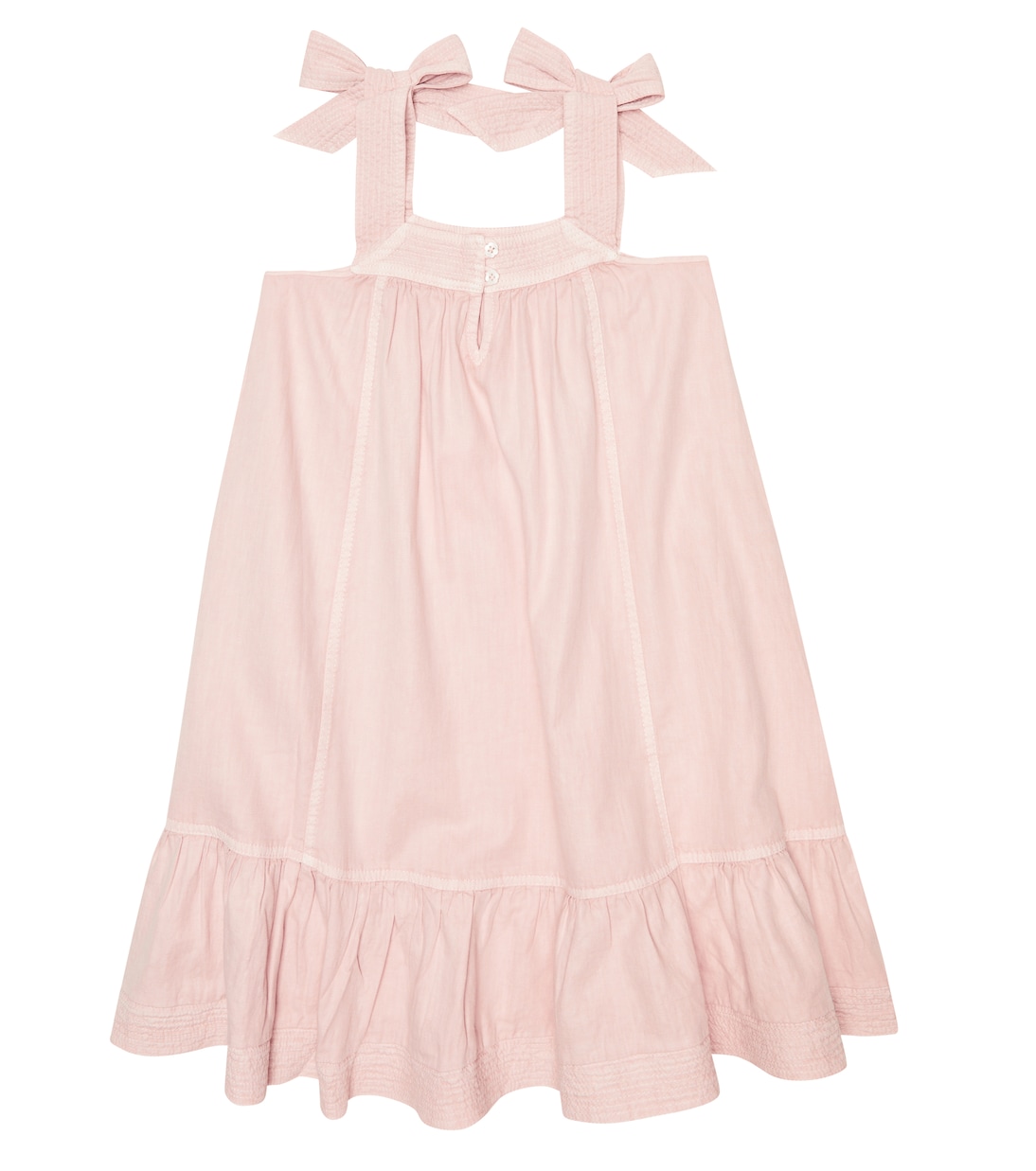 Abito Clover Utility in cotone e lino | Zimmermann Kids
