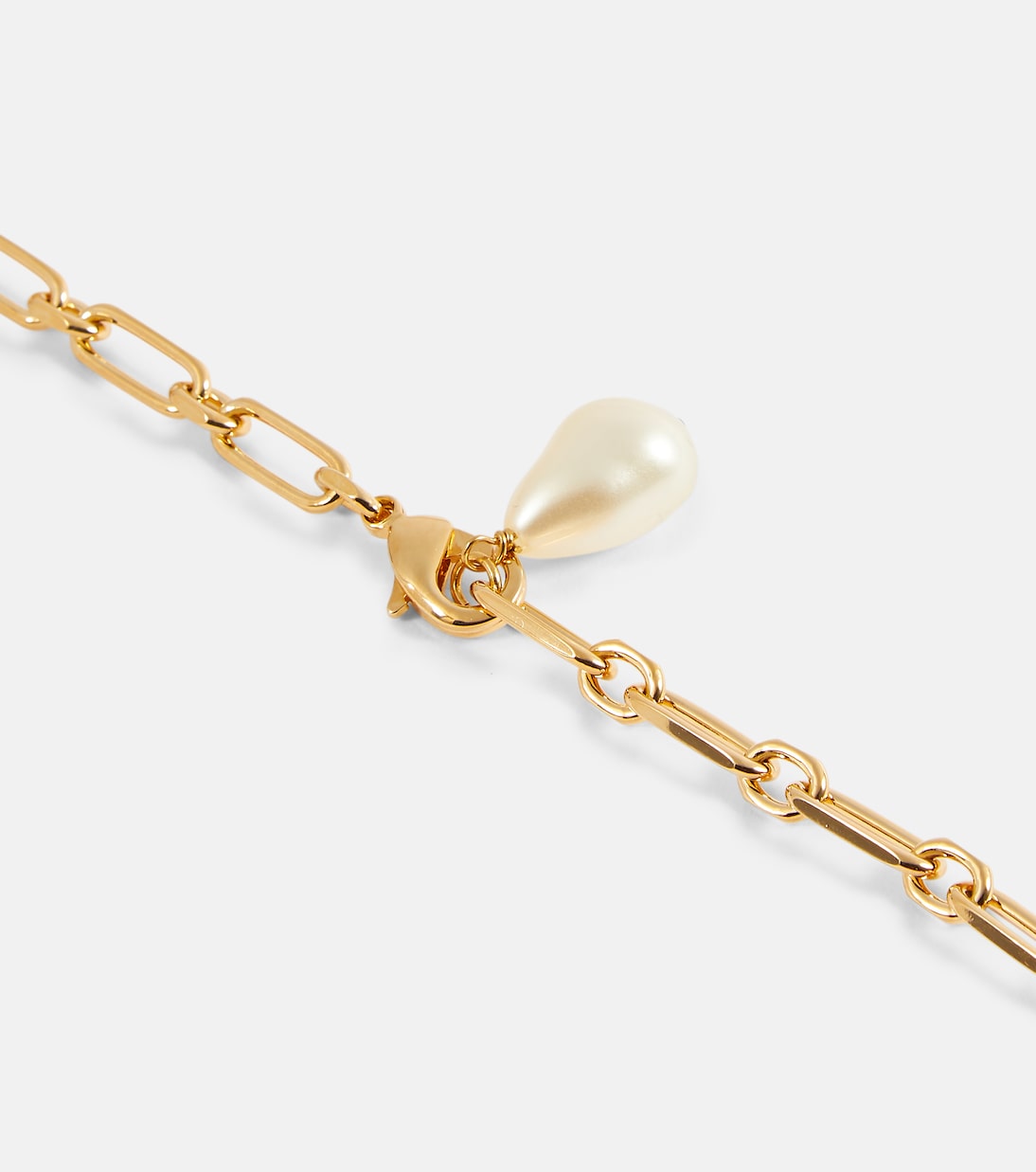 Collier à perles fantaisie et logo | Dolce&Gabbana