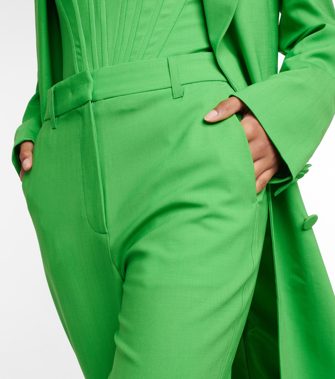 Pantalon en laine mélangée | Giuseppe di Morabito