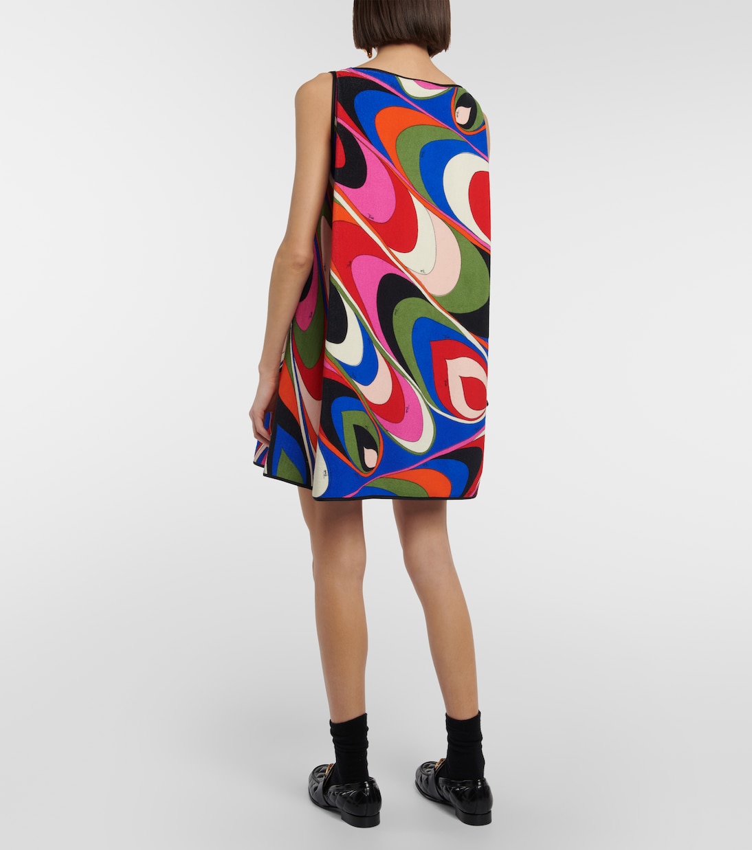 Onde cotton-blend minidress | Pucci