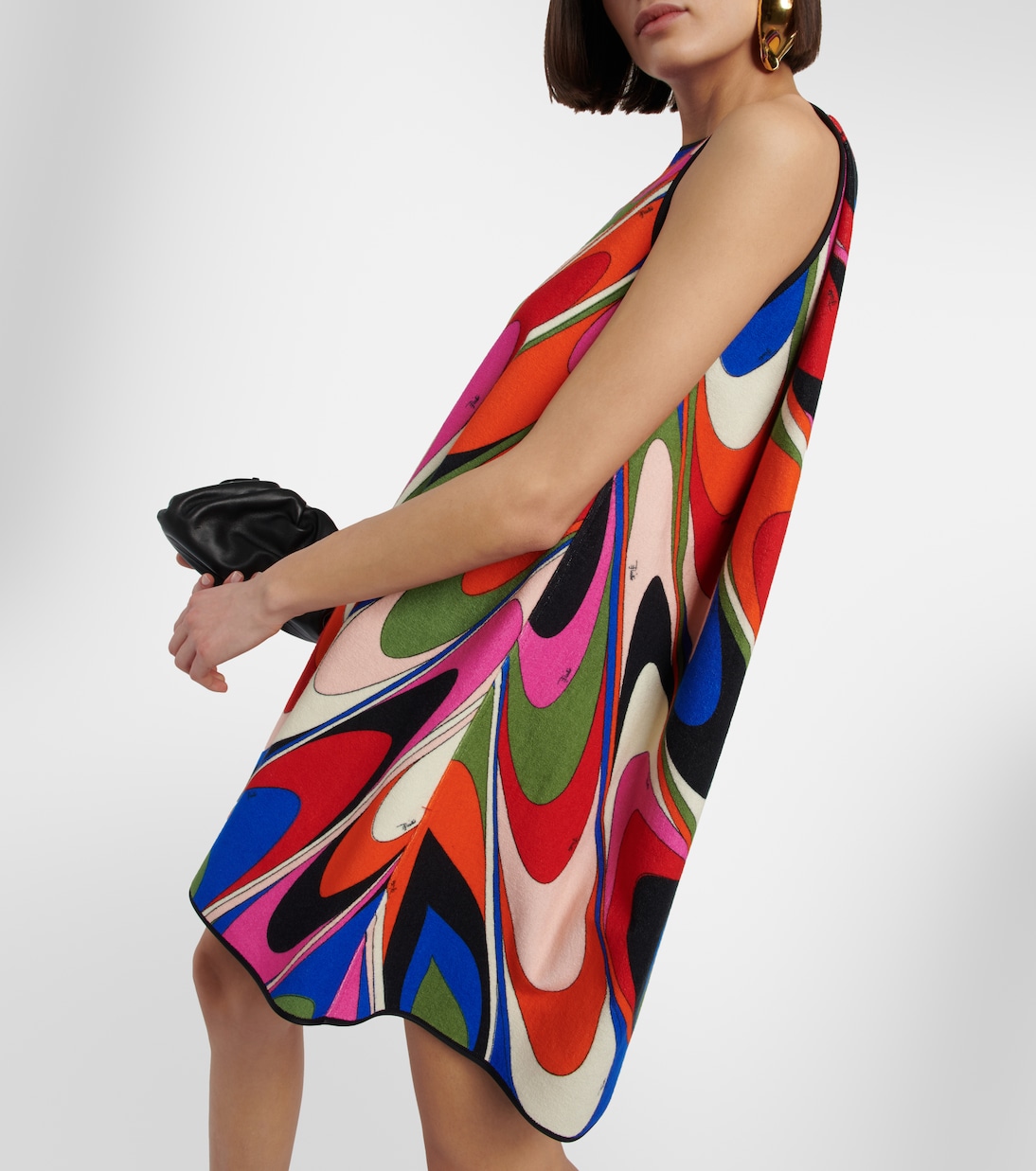 Onde cotton-blend minidress | Pucci