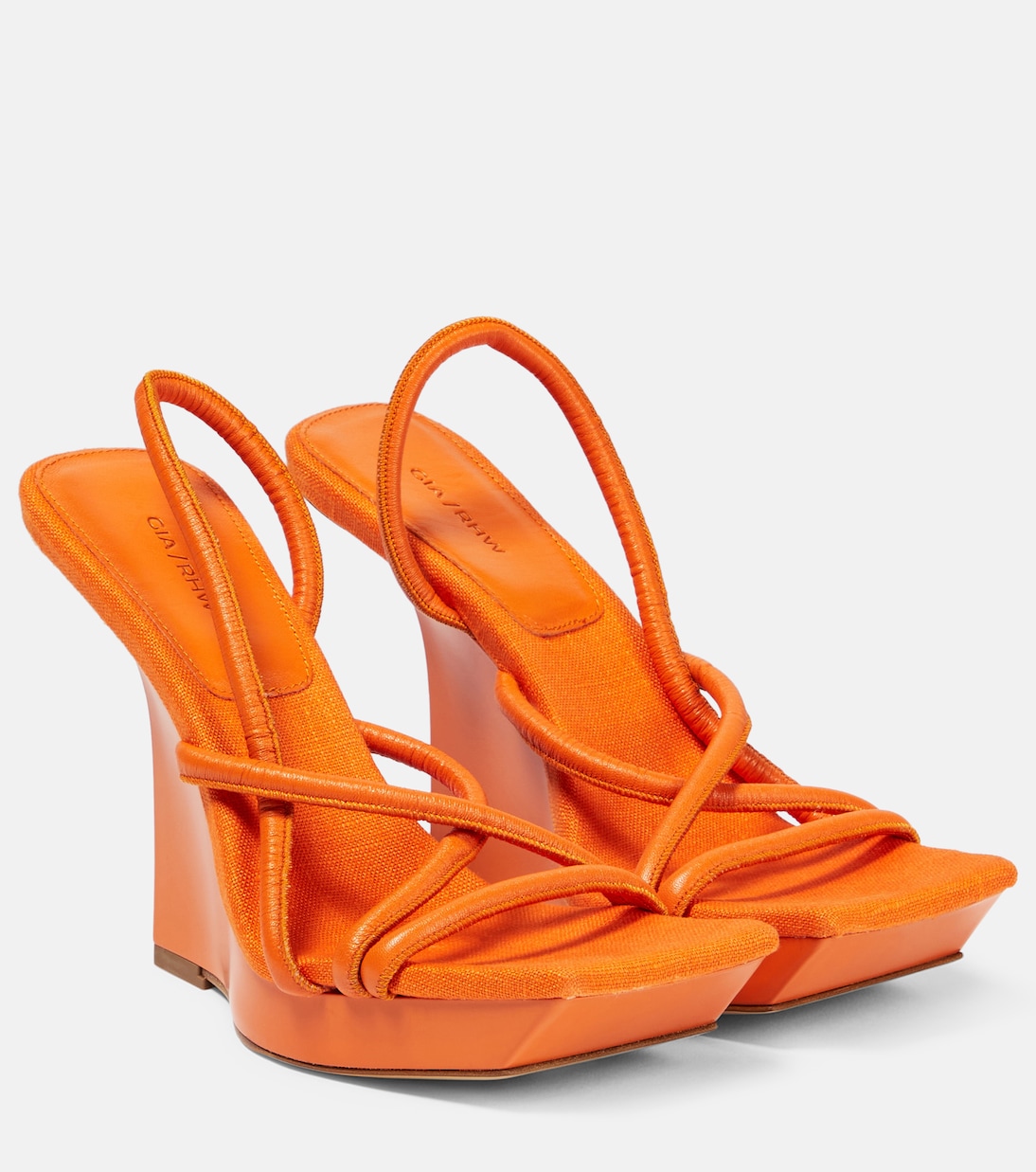Rosie 39 leather wedges | Gia Borghini